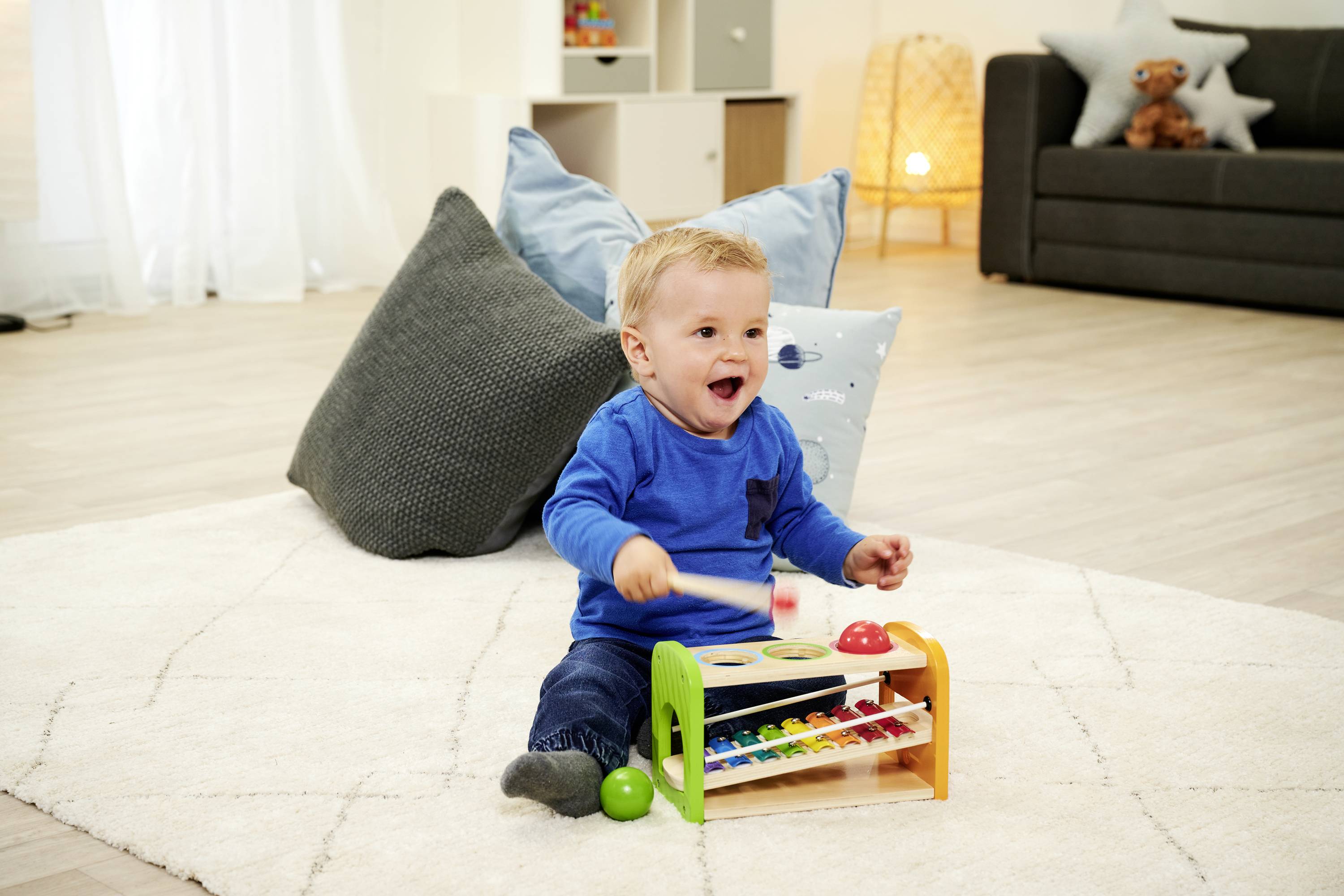 Eichhorn Xylophone Xylophon Klopfbank