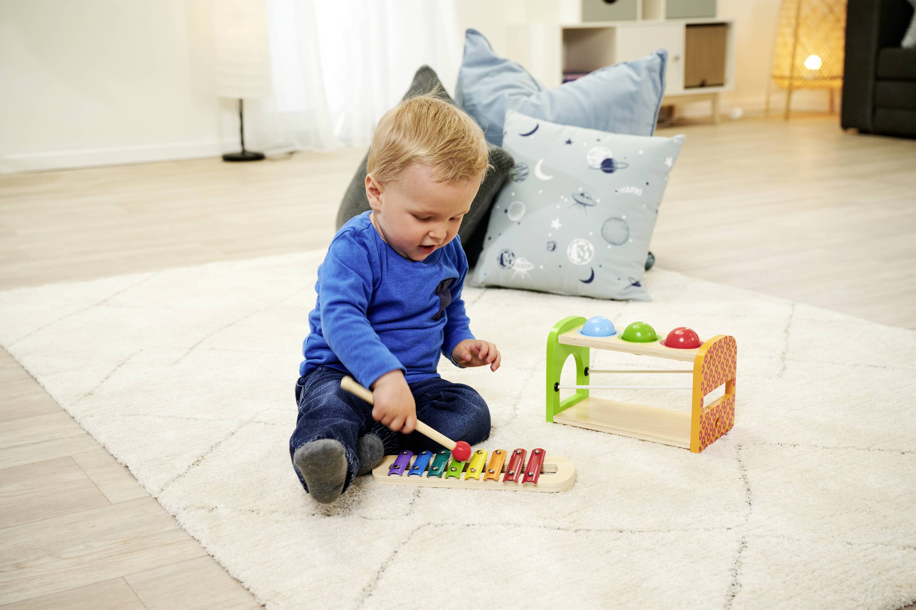 Eichhorn Xylophone Xylophon Klopfbank