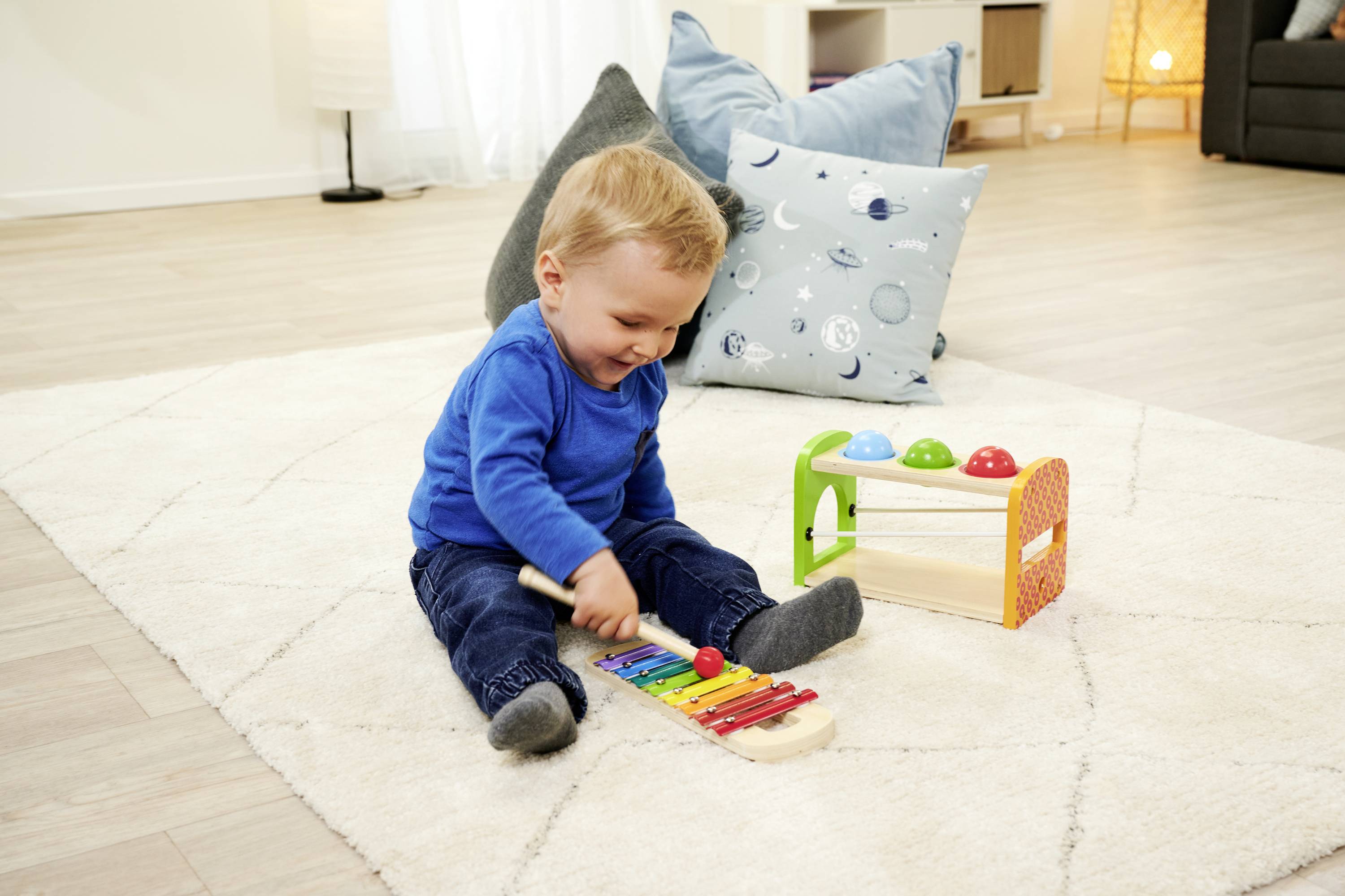 Eichhorn Xylophone Xylophon Klopfbank