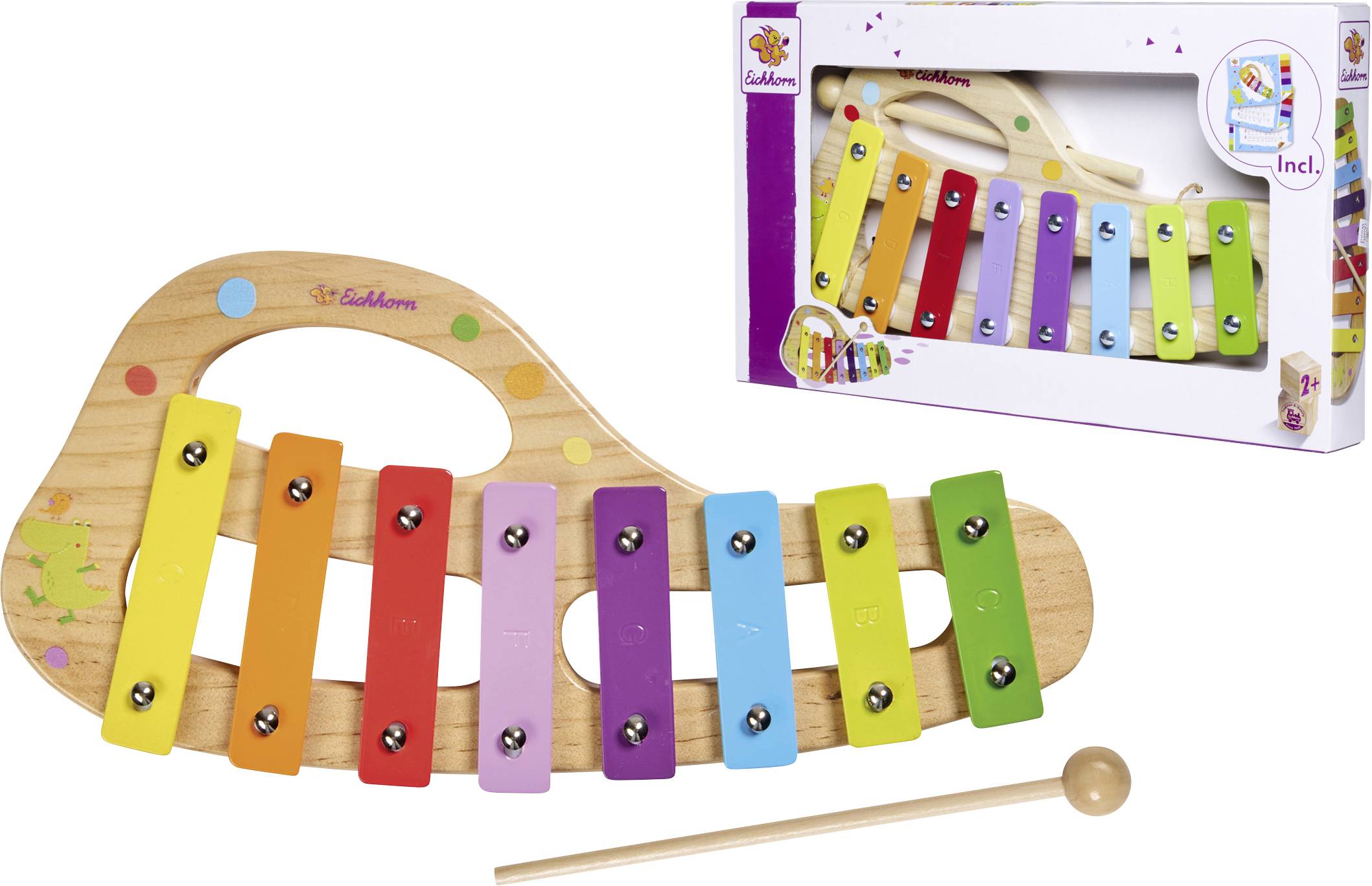 Eichhorn Xylophone Xylophon 8 Töne