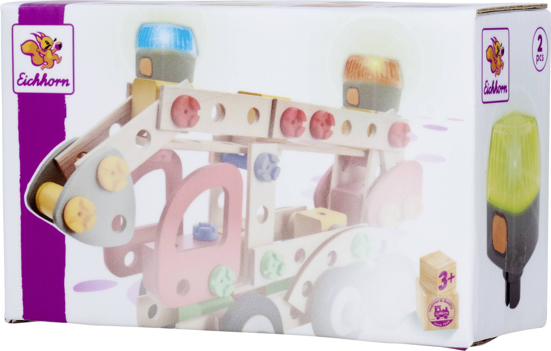 Eichhorn Constructor Licht Eléments de construction Constructor Nombre de pièces: 3 Classe d'âge: 3 - 5 ans