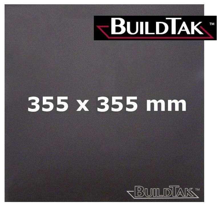 BUILDTAK Revêtement de lit d'impression Original 3D Printing Surface - Black 355 x 355 mm BT355X355