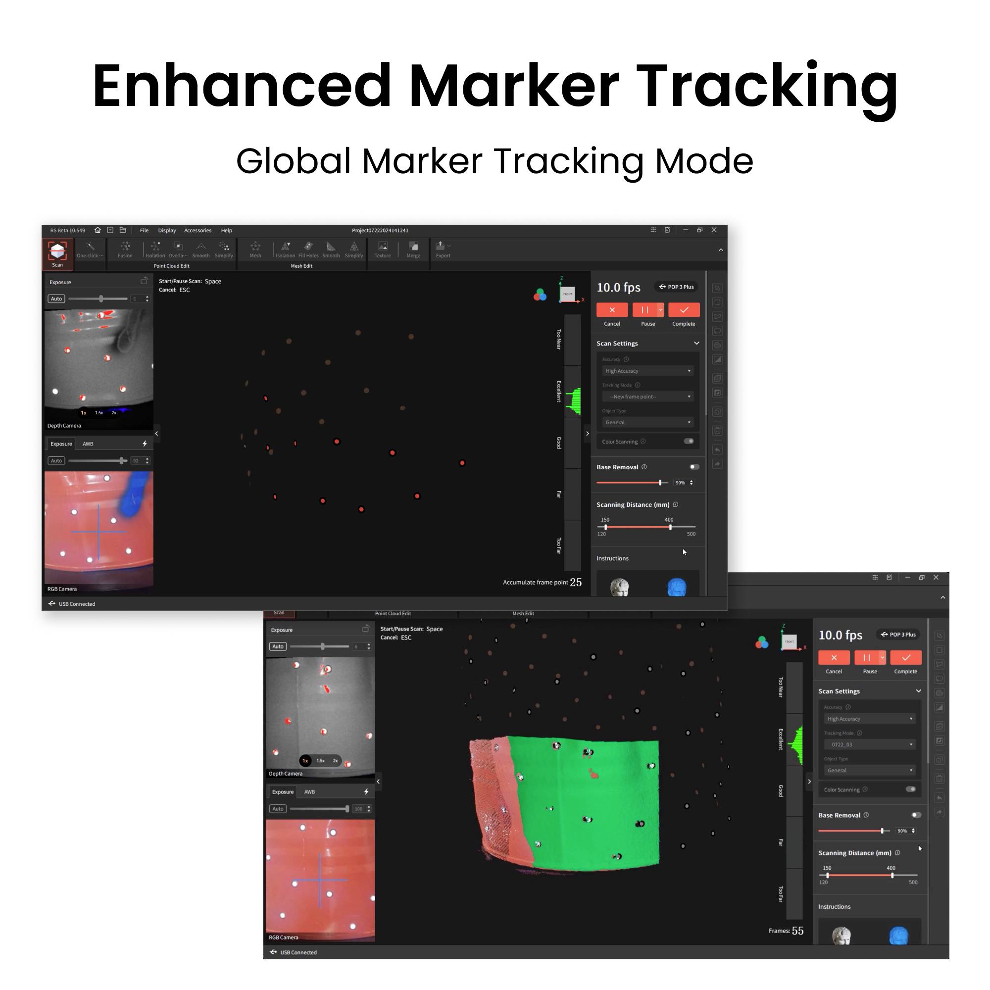 Revopoint Pop 3 Plus ADVANCED Edition Scanner 3D