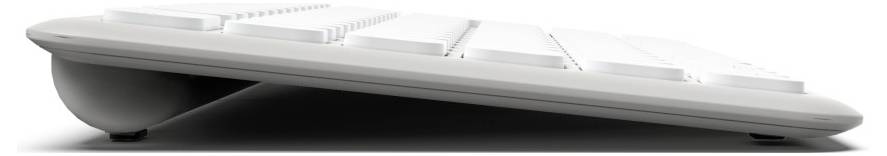 Hama WK-500 radio Clavier allemand, QWERTZ blanc