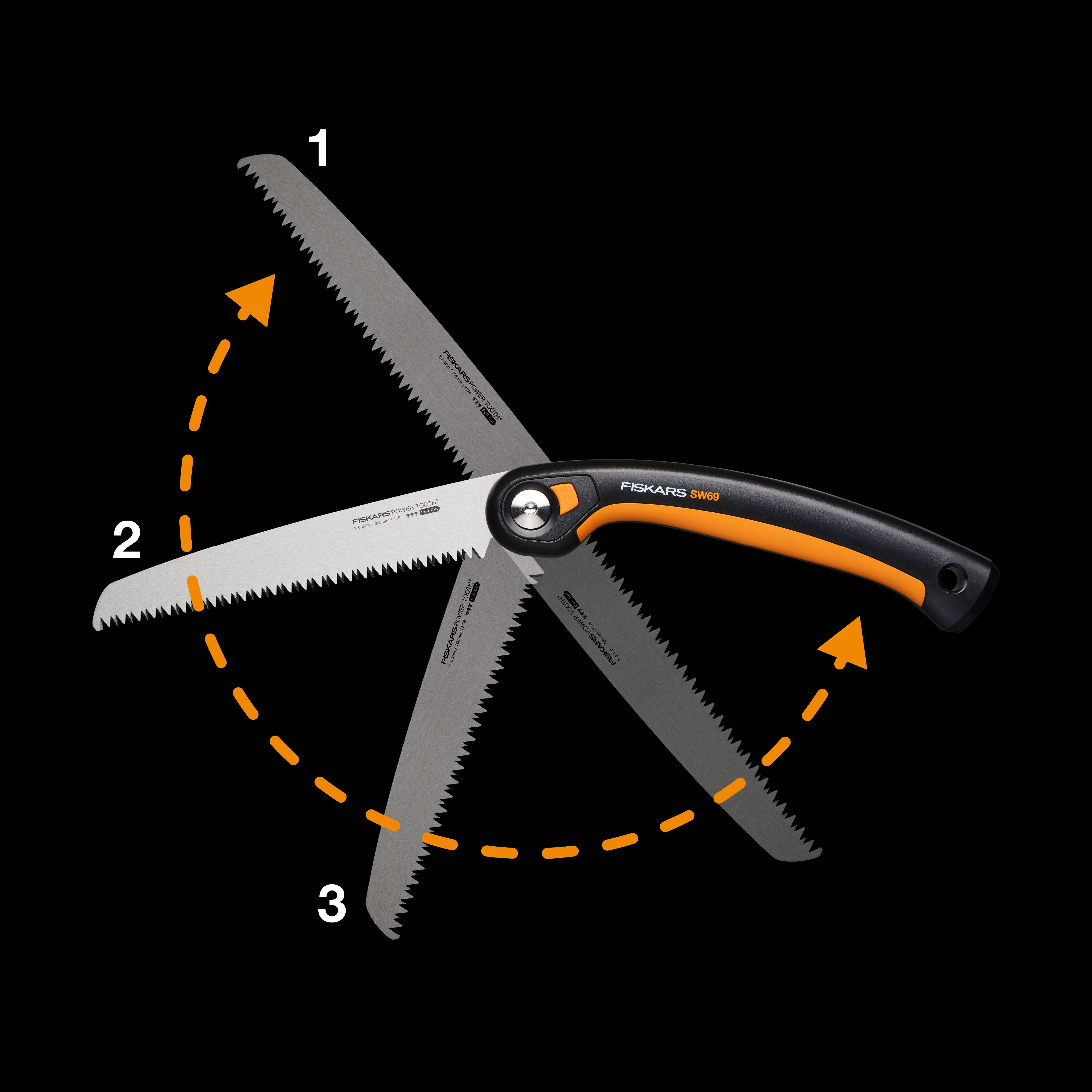 Fiskars 1067553 SW69 manuelle Scie repliable 210 mm
