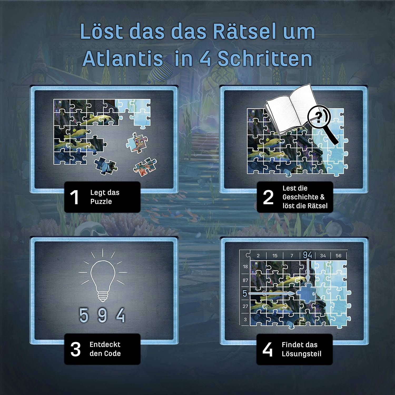 Kosmos EXIT Puzzle Der Schlüssel von Atlantis 44138905
