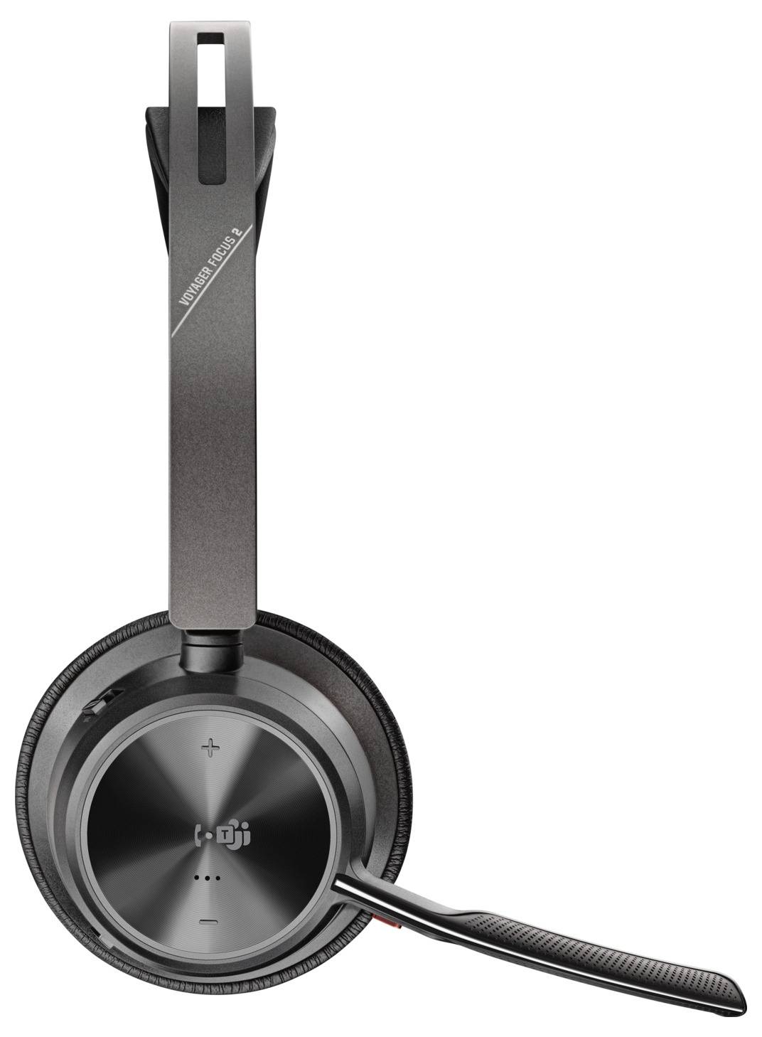 HP Poly Voyager Focus 2 Micro-casque supra-auriculaire Bluetooth Stereo noir Noise Cancelling micro-casque ordinateur