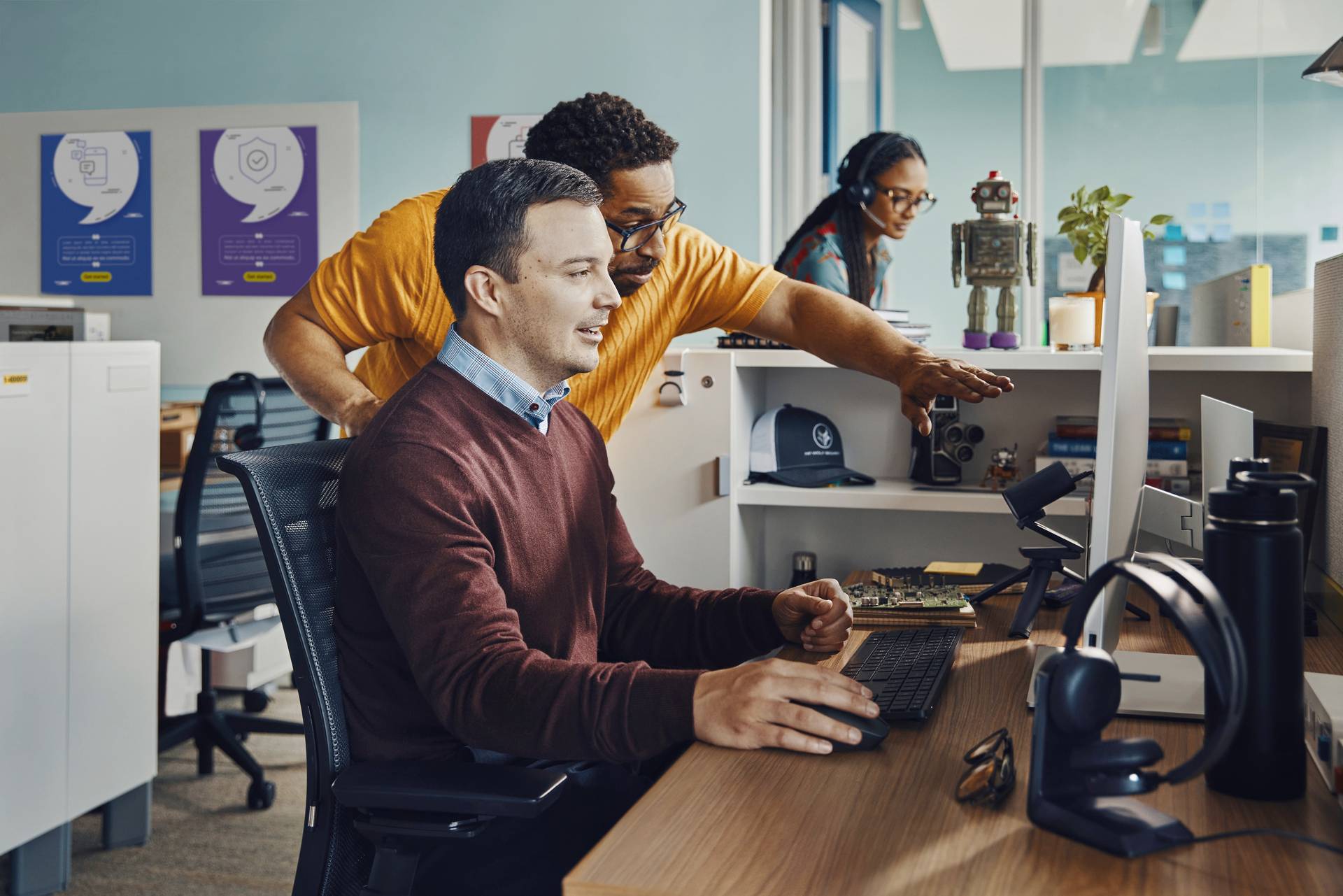 HP Poly Voyager Focus 2 Micro-casque supra-auriculaire Bluetooth Stereo noir Noise Cancelling micro-casque ordinateur