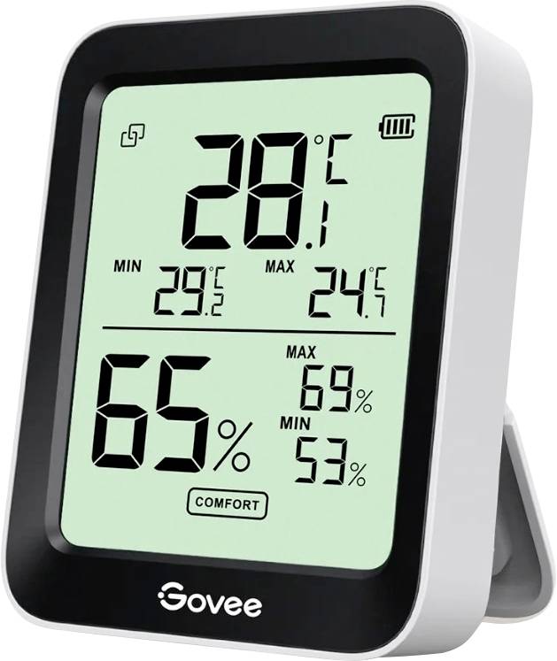 Govee Bluetooth Thermometer Hygrometer with Screen Thermo-hygromètre radiopiloté H5075001
