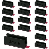 Govee H10D1001 Neon Rope Light 2 Bracket  - 20 pcs- Black Clip de serrage plastique 20 pc(s) Govee H10D1001 Neon Rope Light 2 Bracket  - 20 pcs- Black Clip de serrage plastique 20 pc(s)