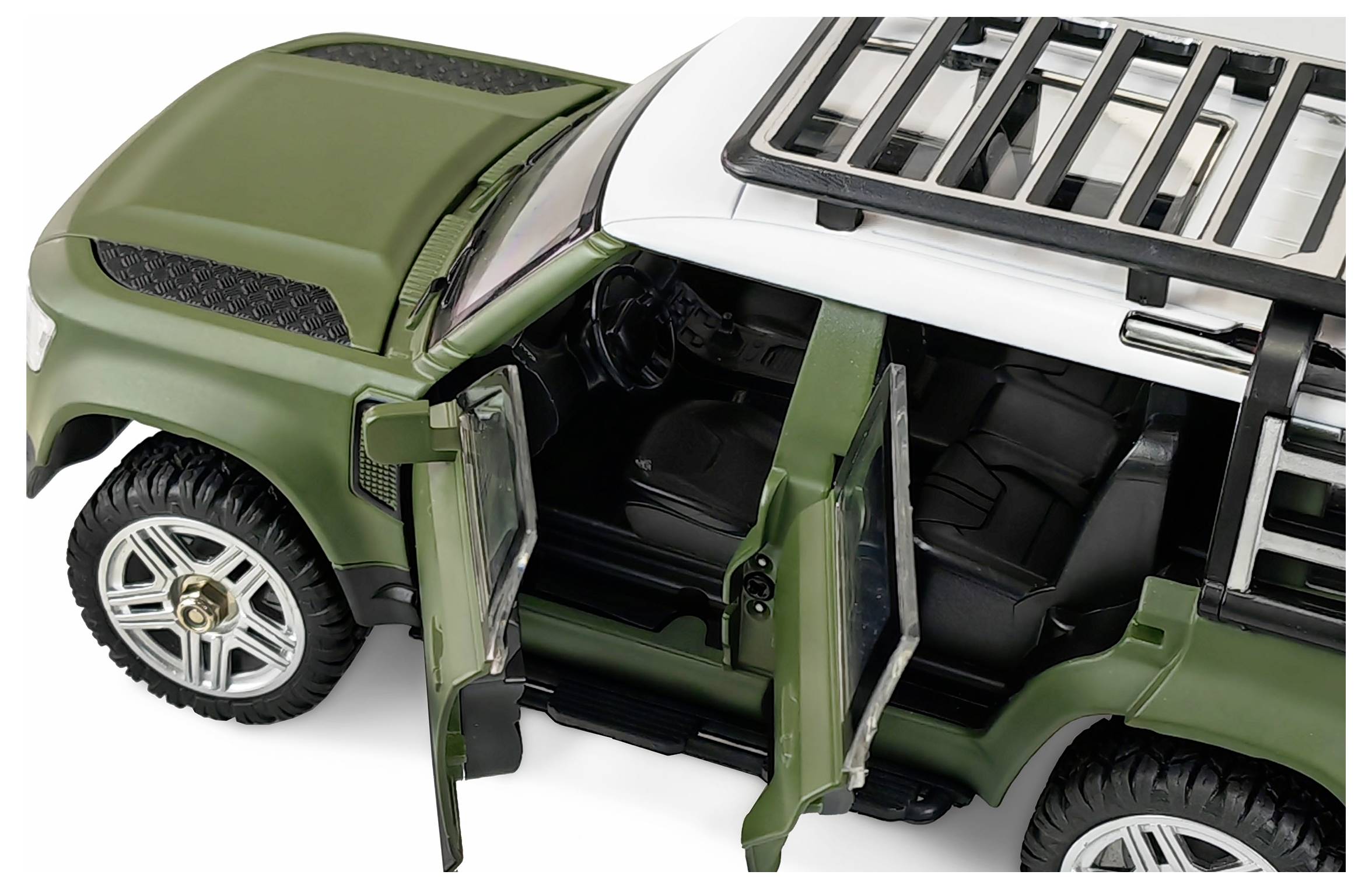 Amewi D110X24 Metall Scale brushed 1:24 Auto RC électrique Crawler 4 roues motrices (4WD) prêt à fonctionner (RtR) 2,4 GHz