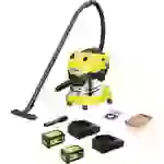 Kärcher Home & Garden WD 4-18 S Dual Battery Set V-20/22 1.628-626.0 Aspirateur sec/humide sans fil 380 W 20 l 2 batteries Kärcher Home & Garden WD 4-18 S Dual Battery Set V-20/22 1.628-626.0 Aspirateur sec/humide sans fil 380 W 20 l 2 batteries