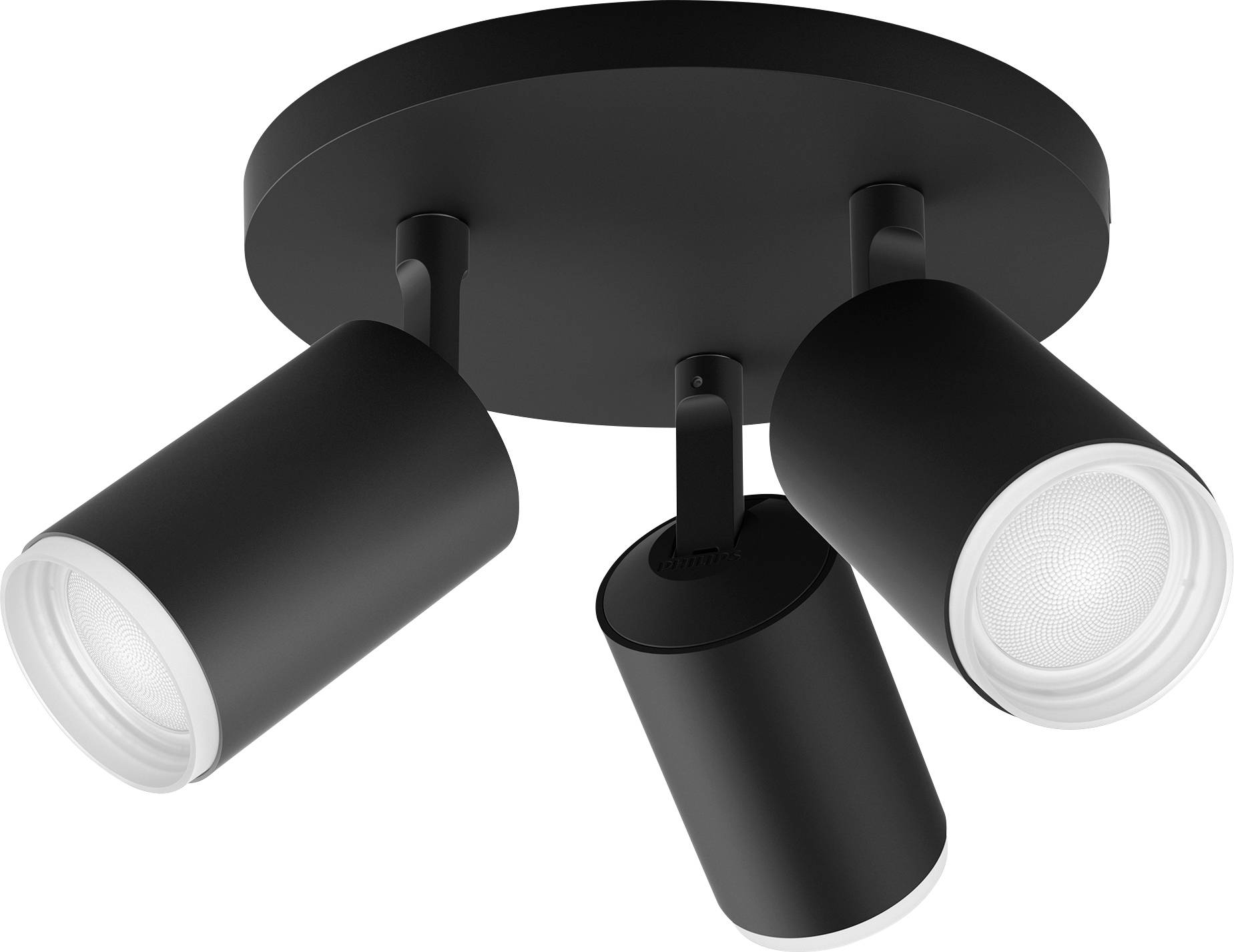 Philips Hue Spot de plafond LED 929003810101 Fugato GU10 12.6 W de blanc chaud à blanc froid, RVB