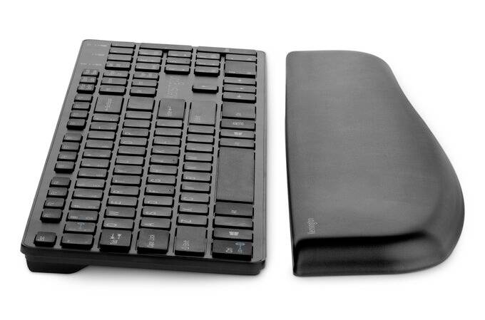 Repose-poignet Kensington TAS Ergosoft Standard ergonomique, anti-dérapant noir