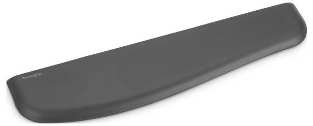 Repose-poignets ergonomique noir pour claviers. Surface douce offrant confort et soutien lors de la frappe.