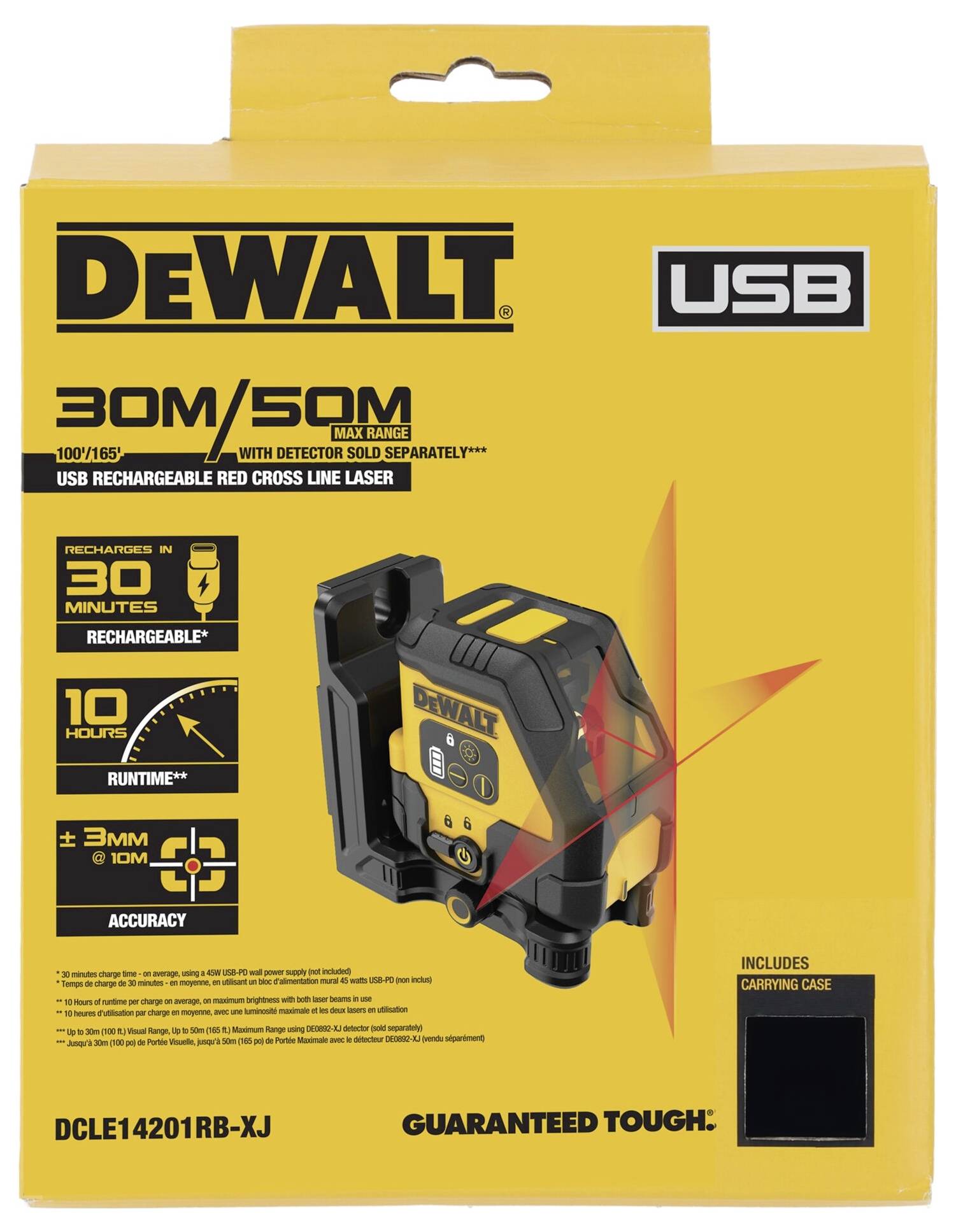 DEWALT Laser à lignes Portée (max.): 30 m