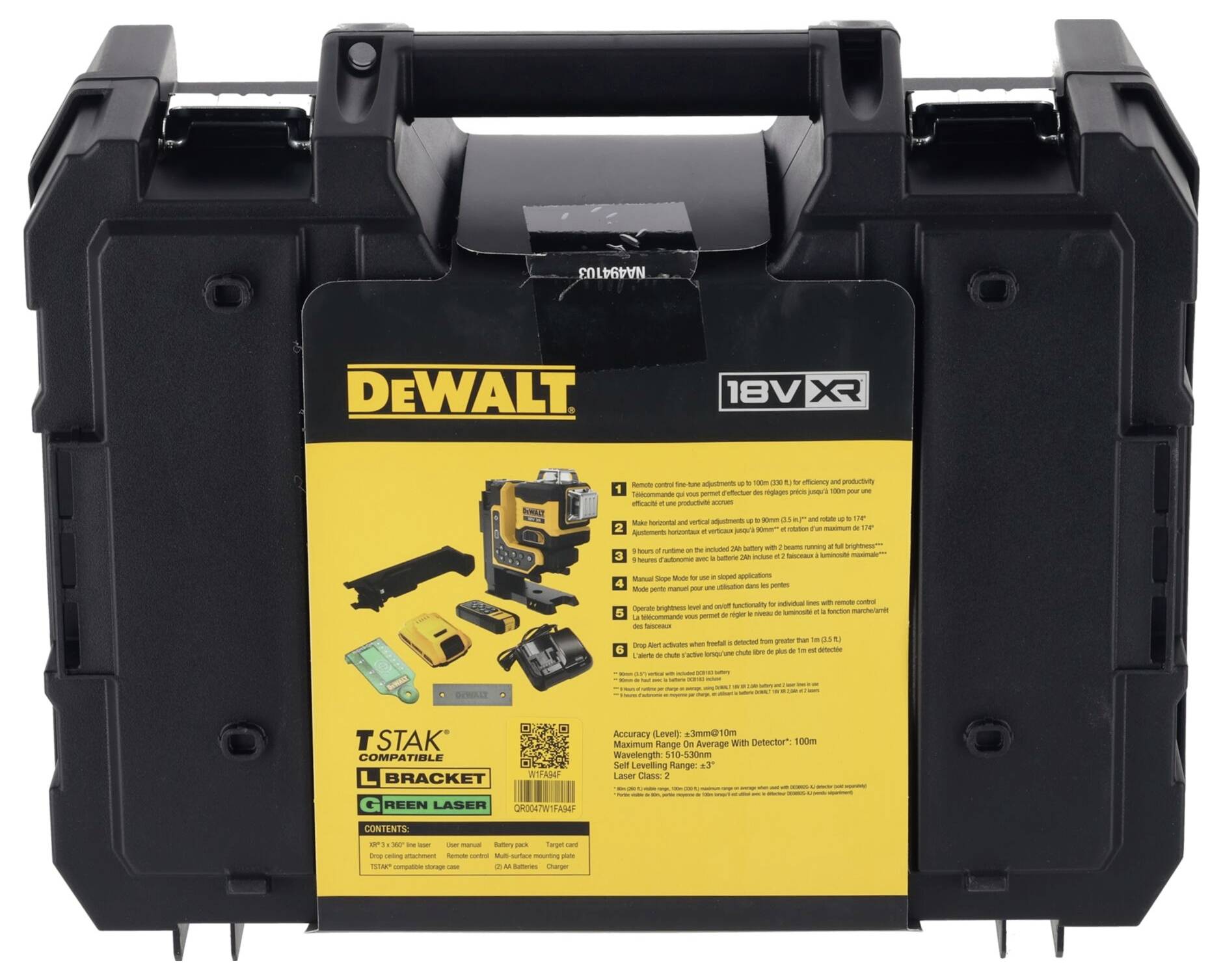 DEWALT Laser à lignes Portée (max.): 80 m