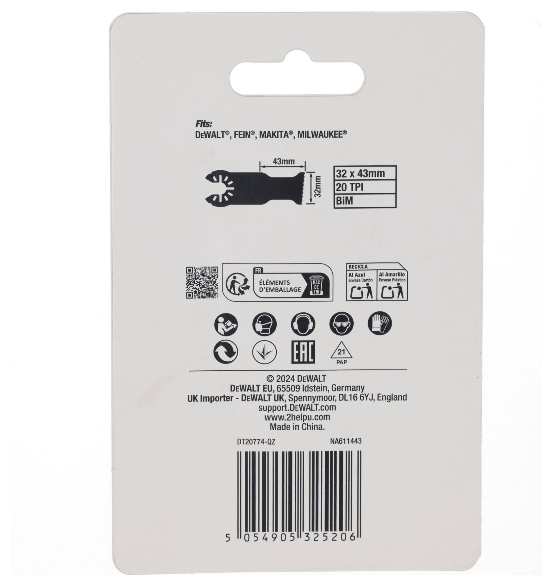 DEWALT DT20774-QZ Lame de scie 1 pc(s)