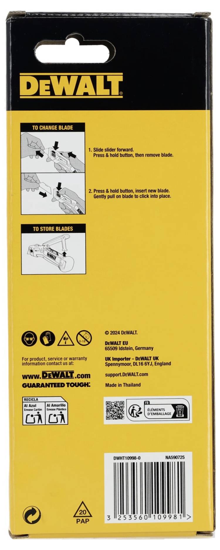 DEWALT DWHT10998-0 Couteau universel 1 pc(s)
