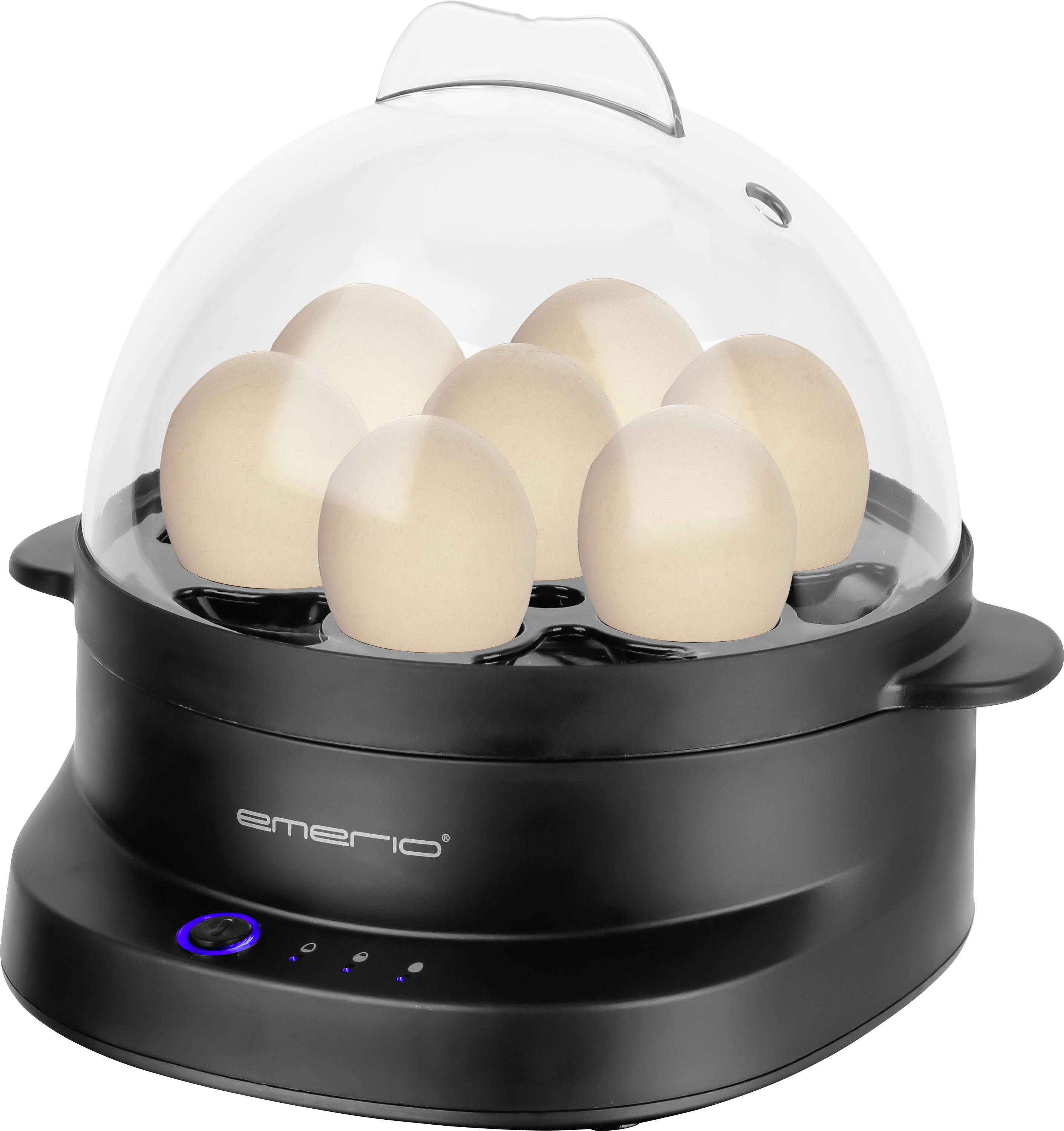 EMERIO EB-131811.1 Cuiseur à oeufs sans BPA noir