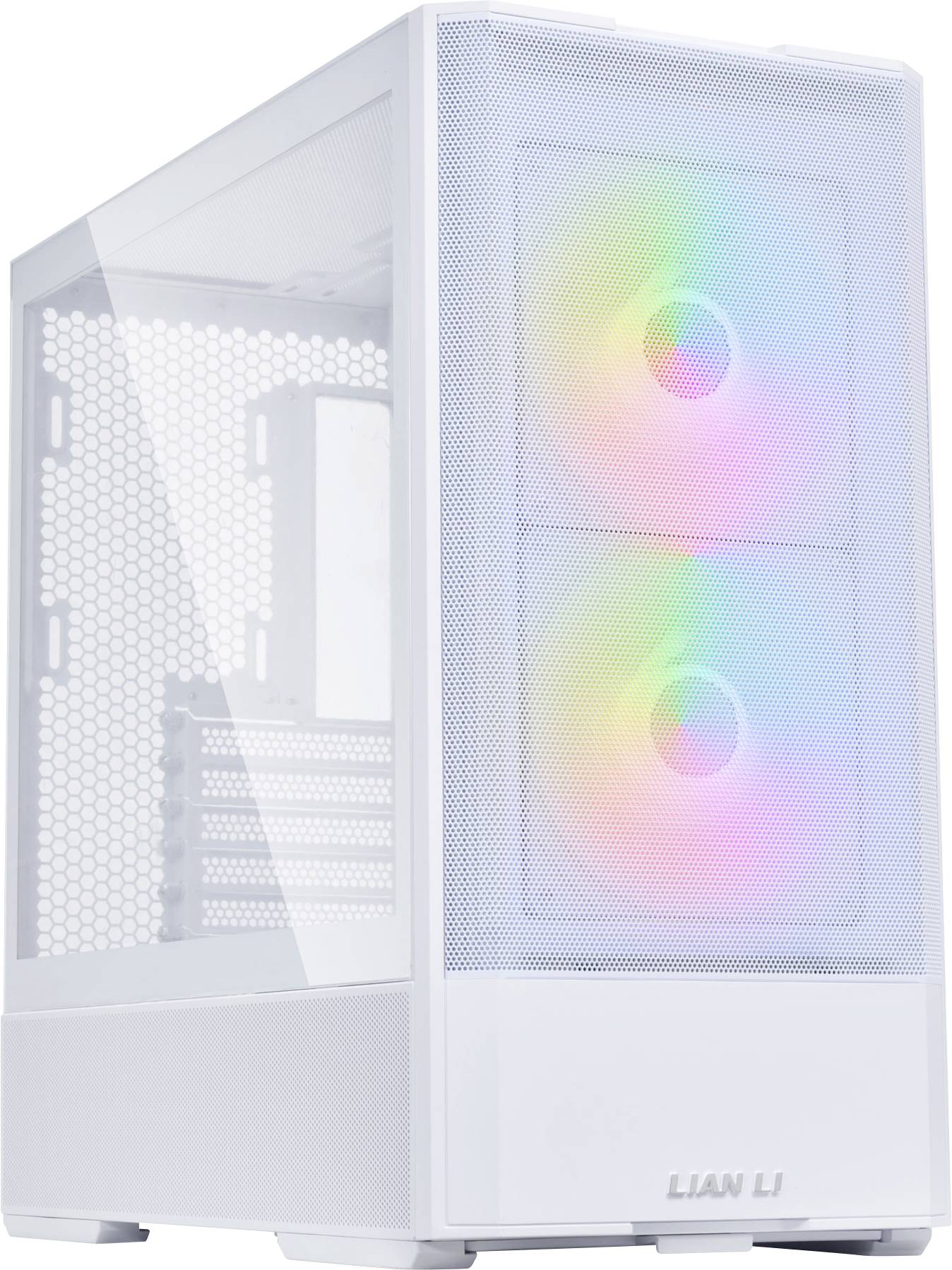 Tour midi Lian Li LANCOOL 207 Tempered Glass Boîtier PC blanc