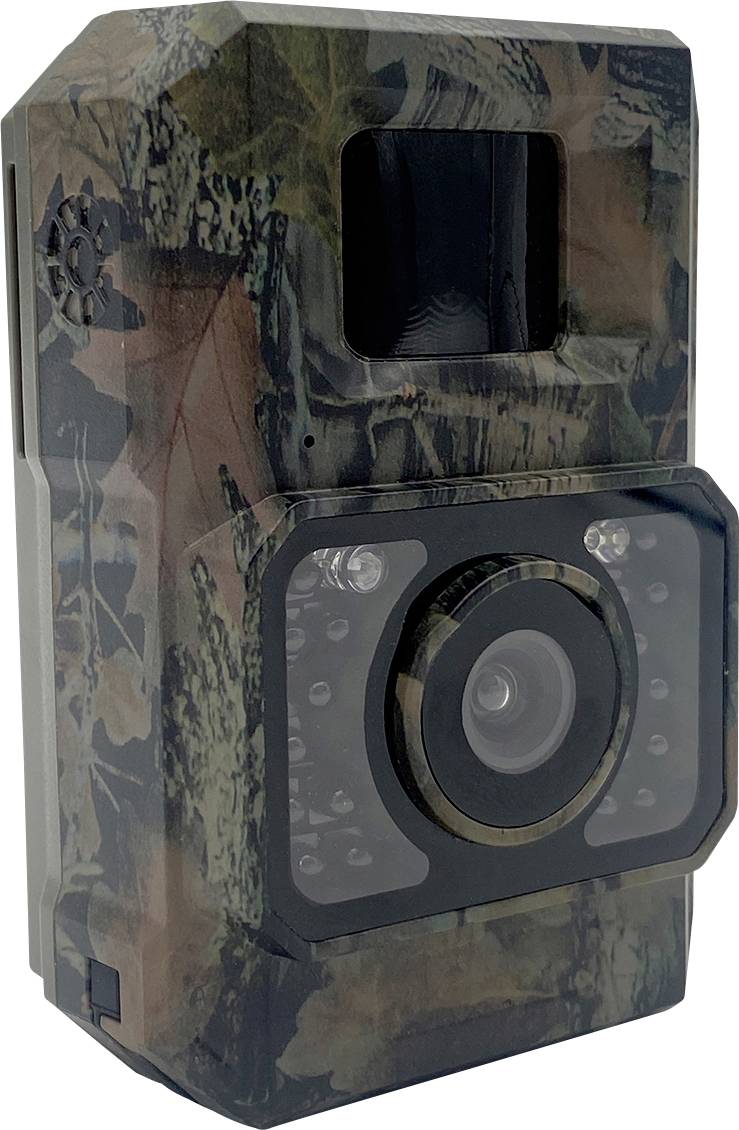 Caméra de chasse Berger & Schröter Mini 48 MP 48 Mill. pixel avec chargeur solaire avec batterie Li-ion marron camouflage , noir