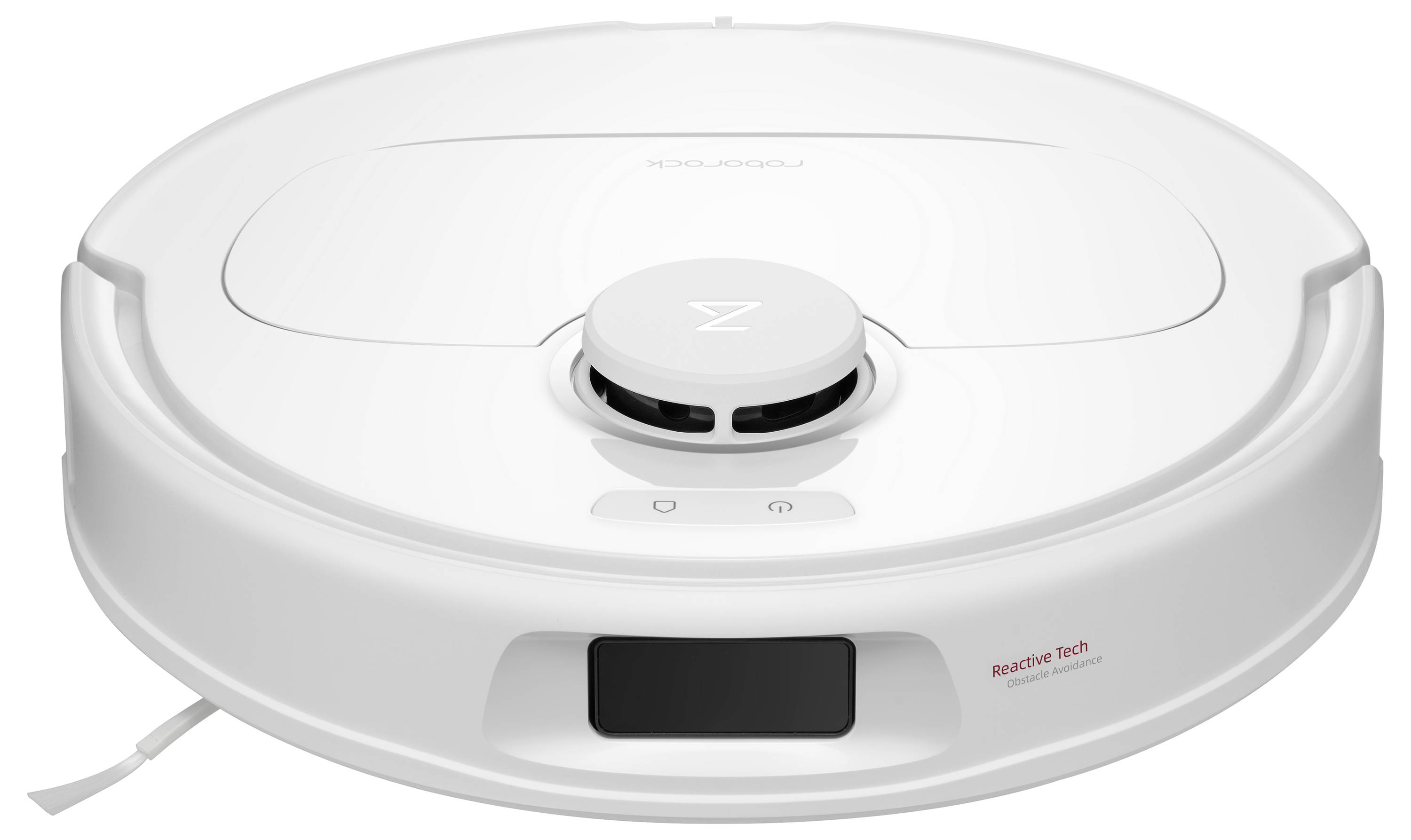 Roborock Qrevo Plus Robot aspirateur et nettoyeur blanc commande par application