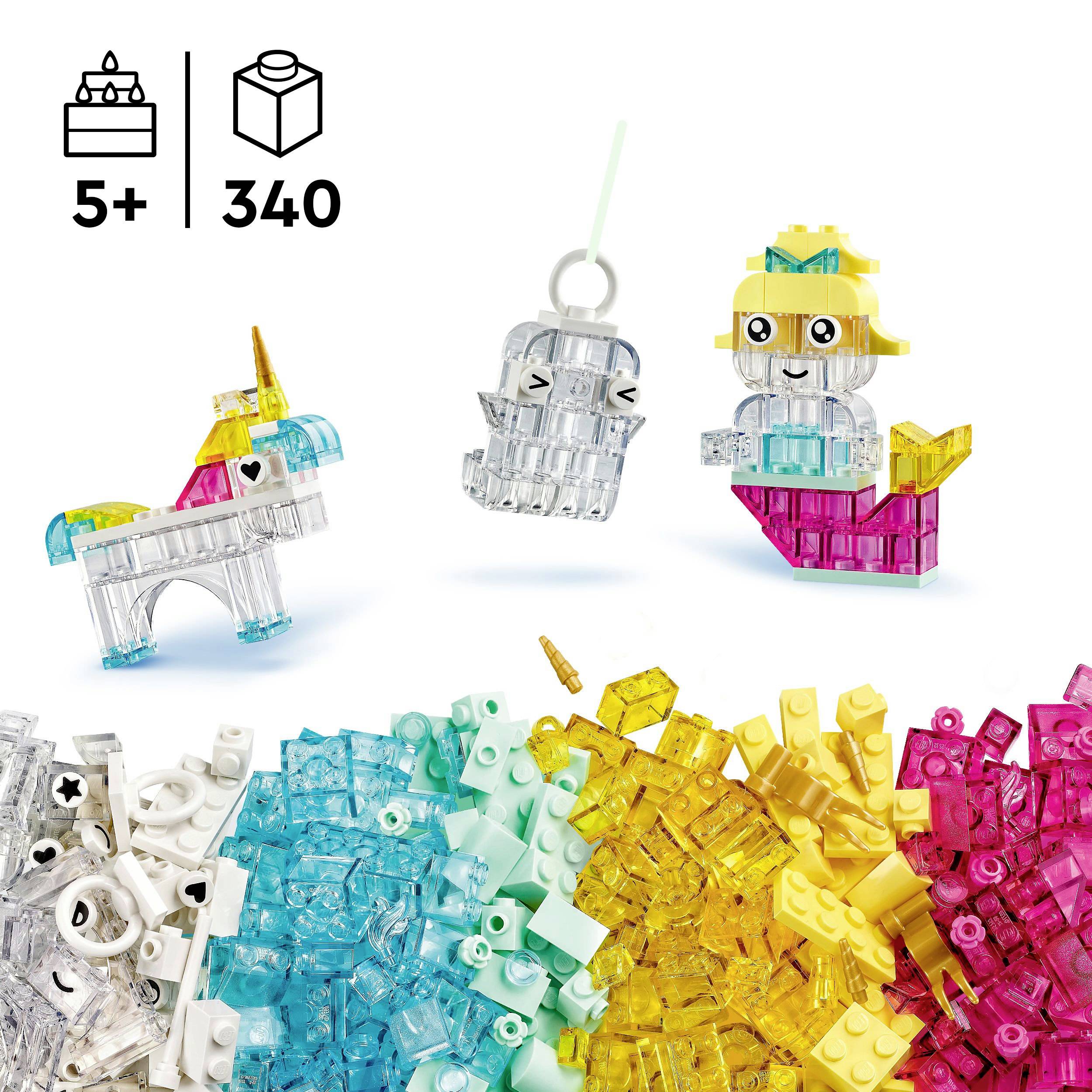 11040 LEGO® CLASSIC Boîte magique avec pierres transparentes