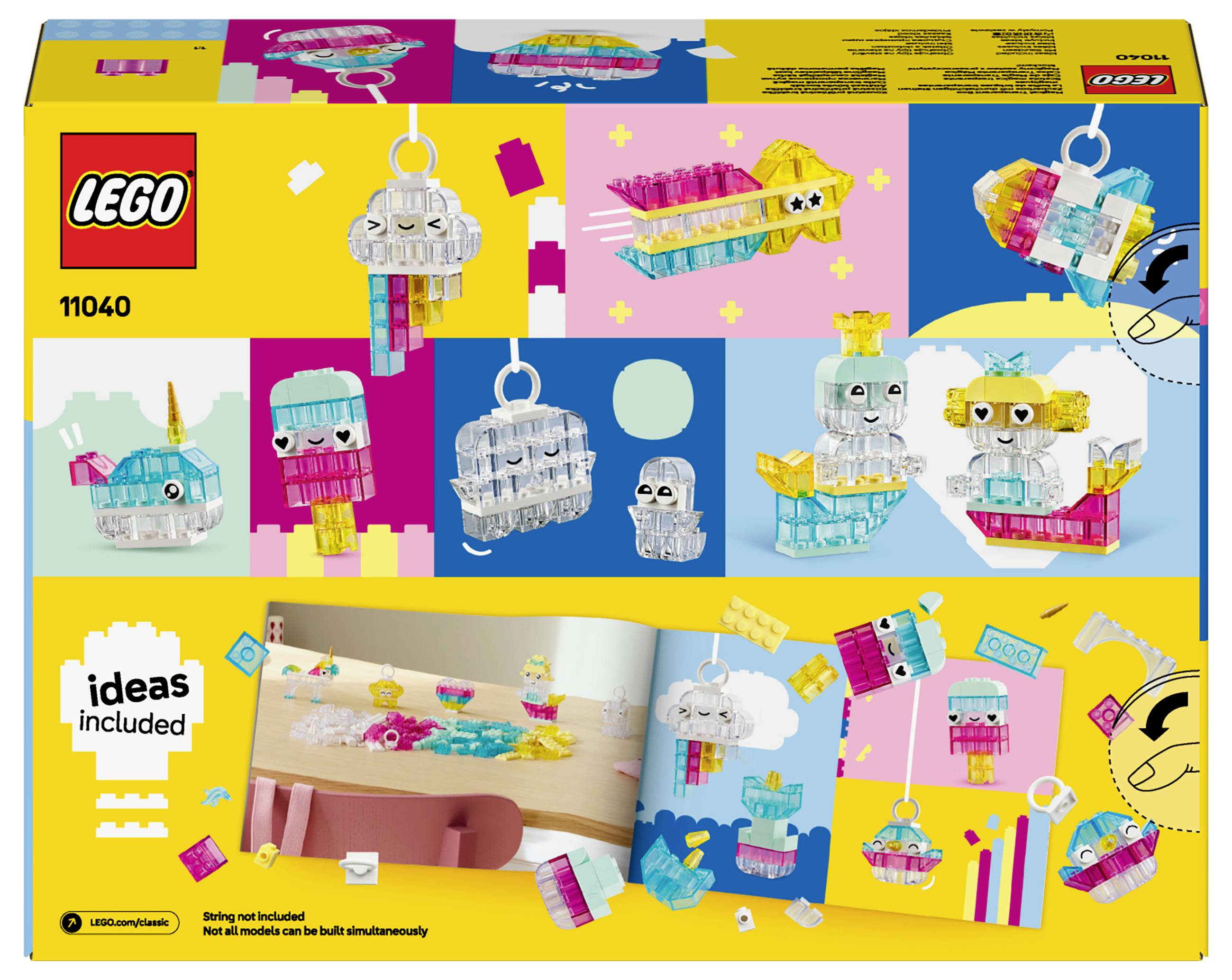 11040 LEGO® CLASSIC Boîte magique avec pierres transparentes