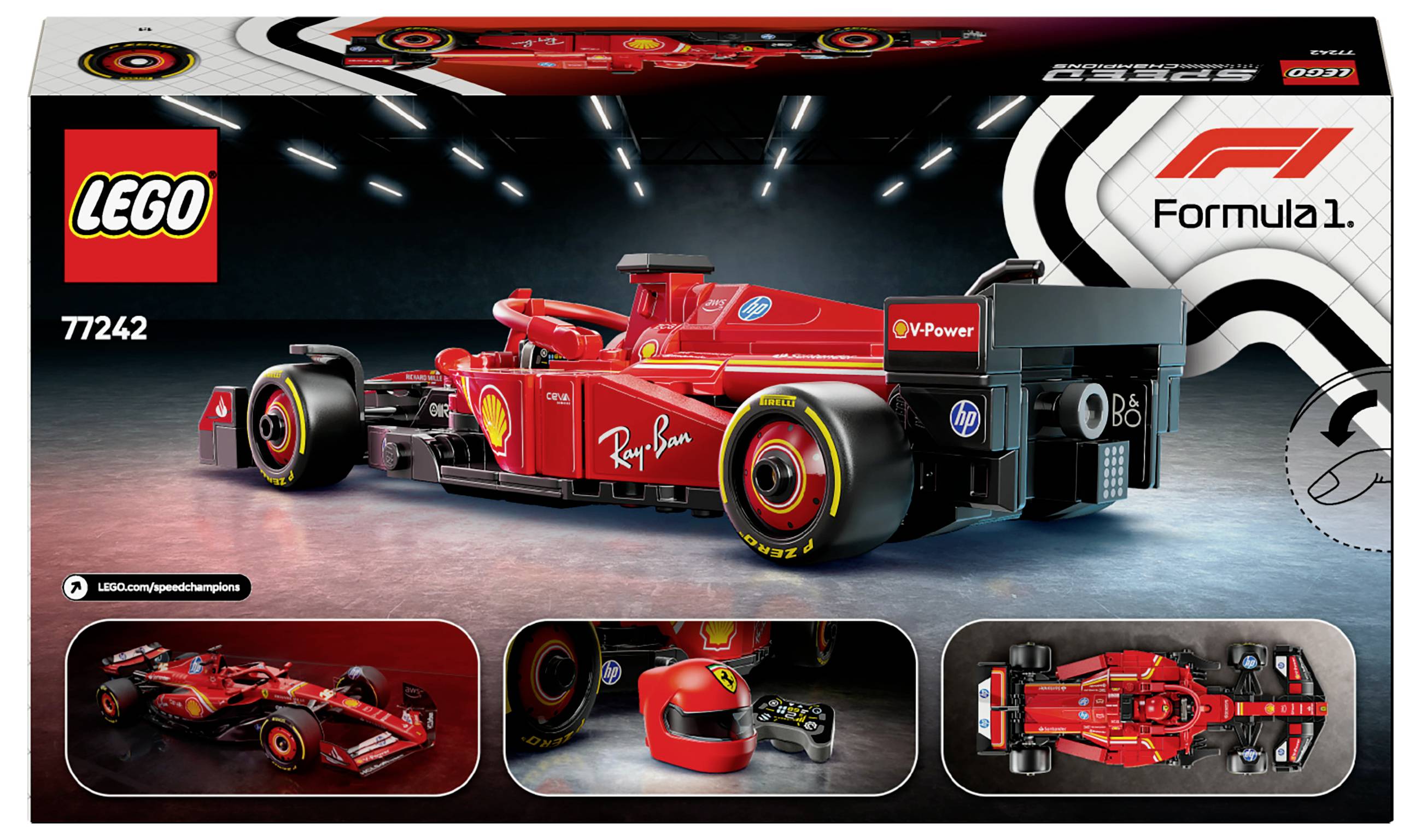77242 LEGO® SPEED CHAMPIONS Voiture de course Ferrari SF-24 F1