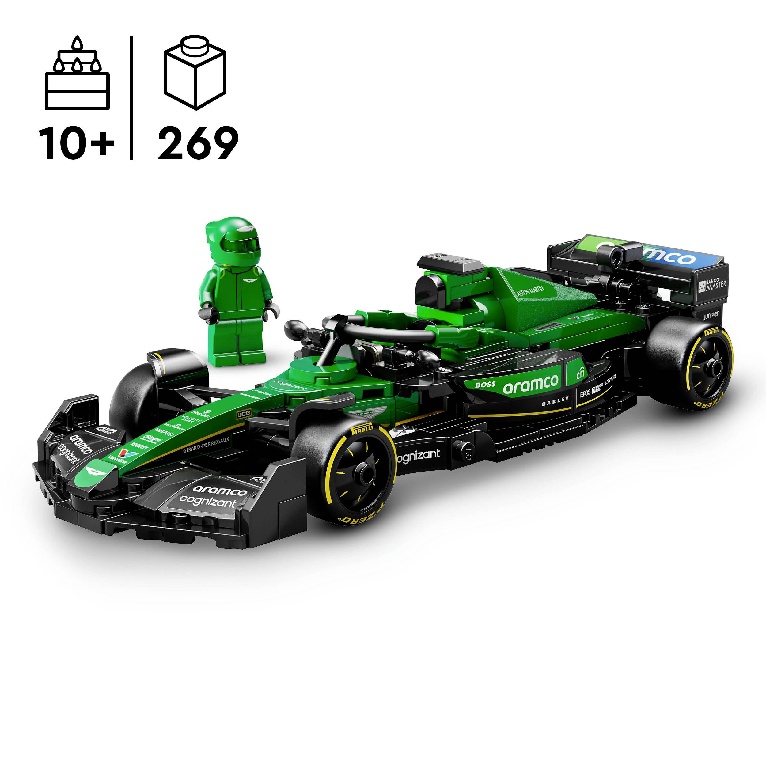 77245 LEGO® SPEED CHAMPIONS Voiture de course Aston Martin Aramco F1 ® AMR24