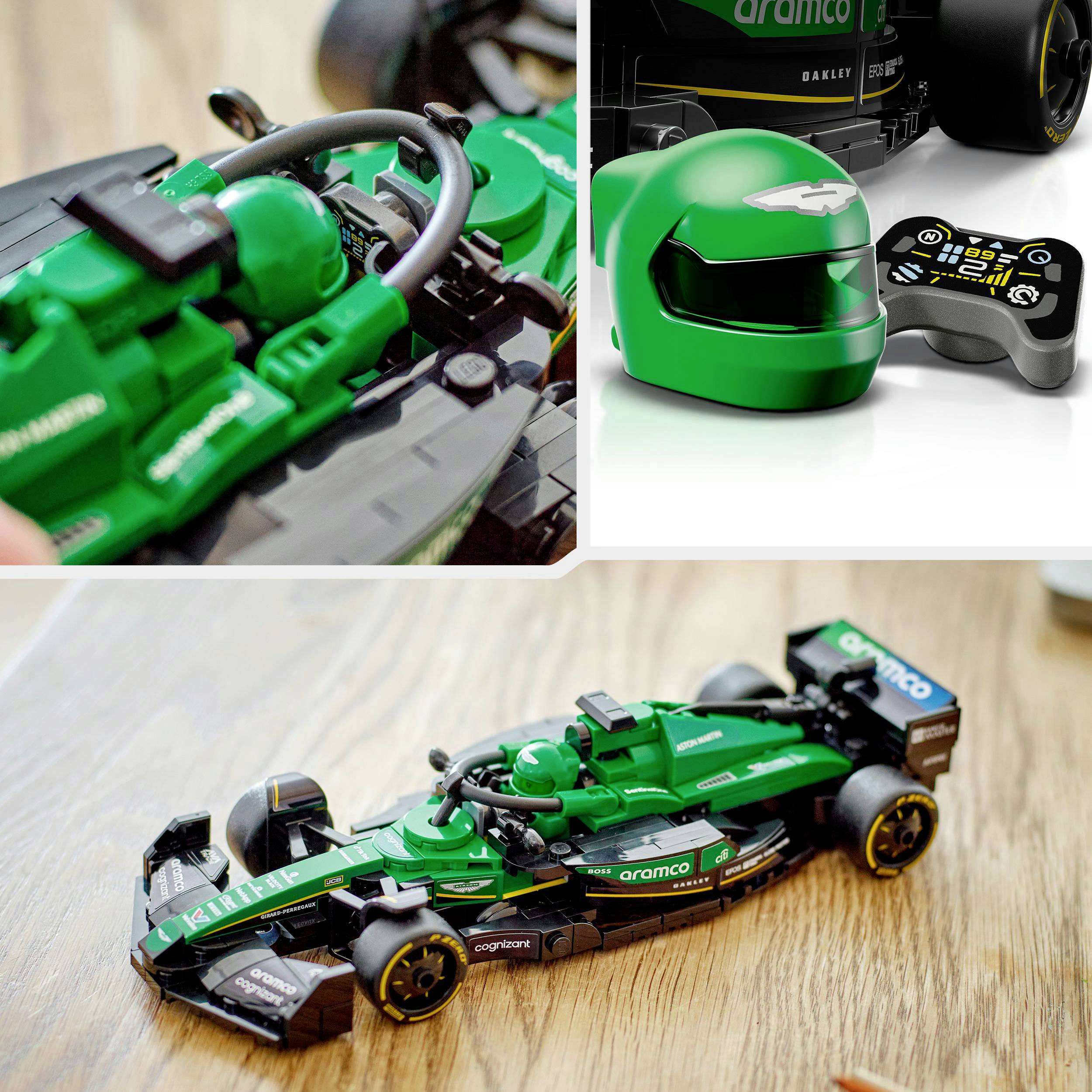 77245 LEGO® SPEED CHAMPIONS Voiture de course Aston Martin Aramco F1 ® AMR24