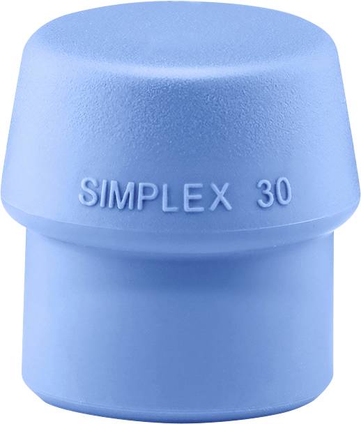 Un régulateur de pression de gaz SIMPEX 30 bleu, de forme cylindrique et à surface lisse.