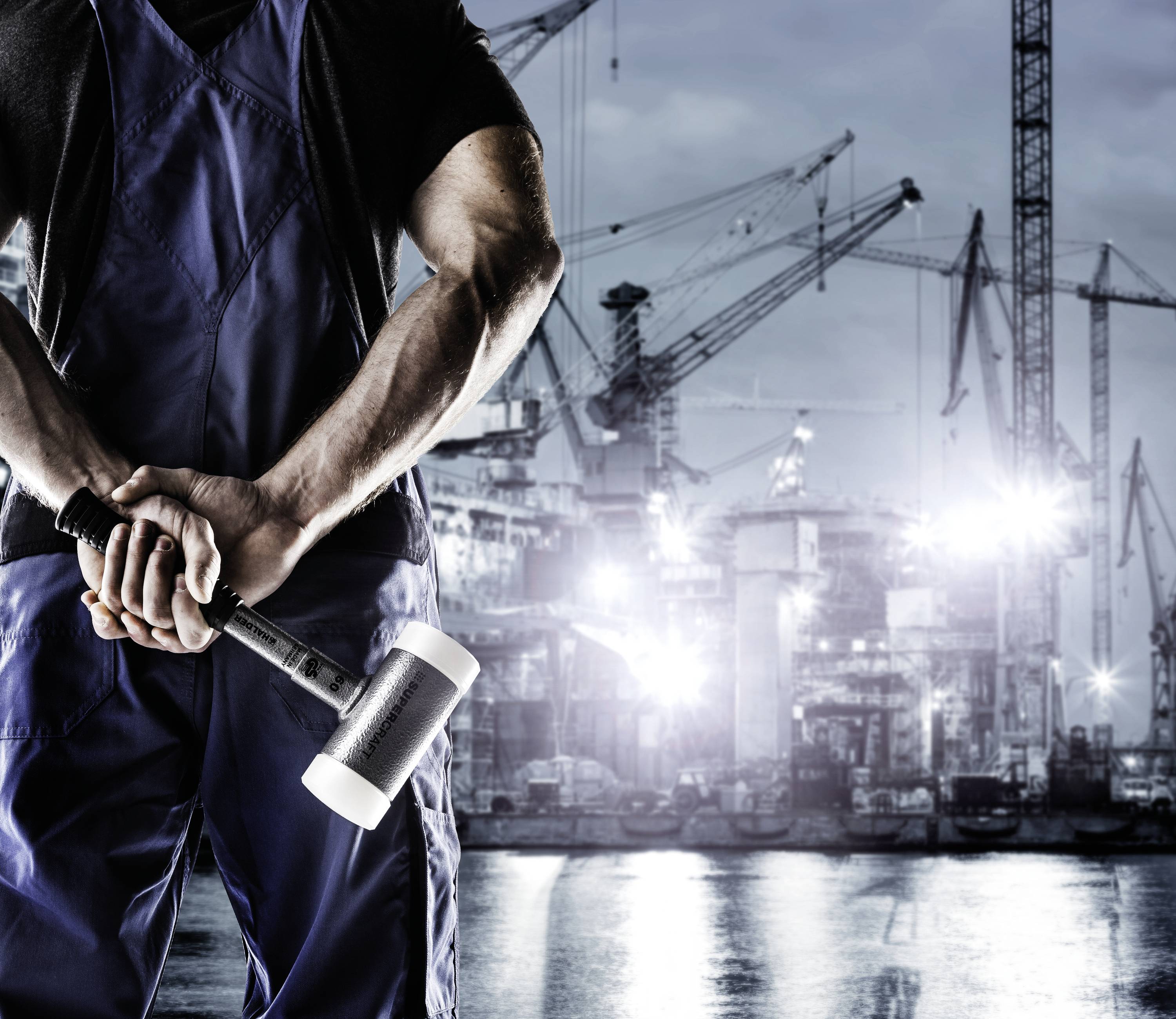 Halder SUPERCRAFT 3377.060 Marteau à métal Manche ergonomique, dur 1750 g 325 mm 1 pc(s)