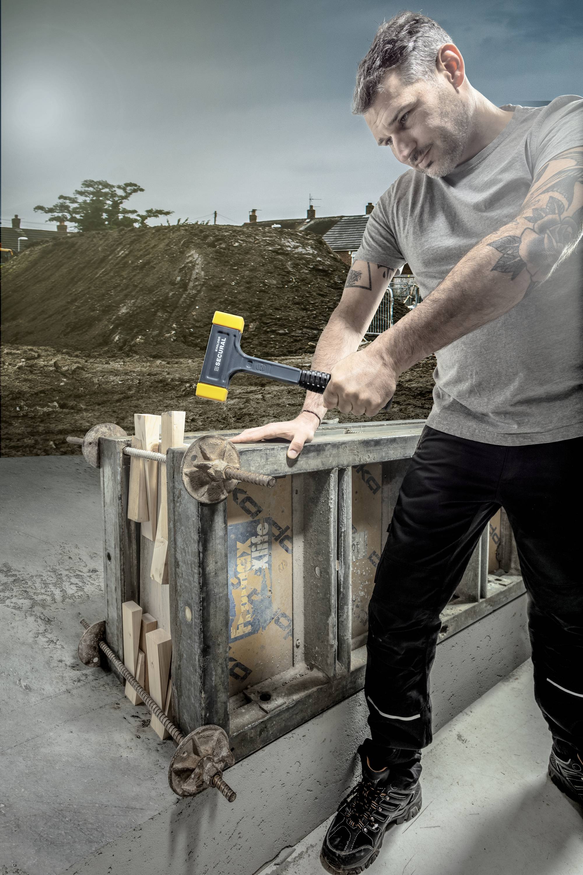 Halder SUPERCRAFT 3380.040 Marteau à métal Manche ergonomique, mi-dur 680 g 300 mm 1 pc(s)