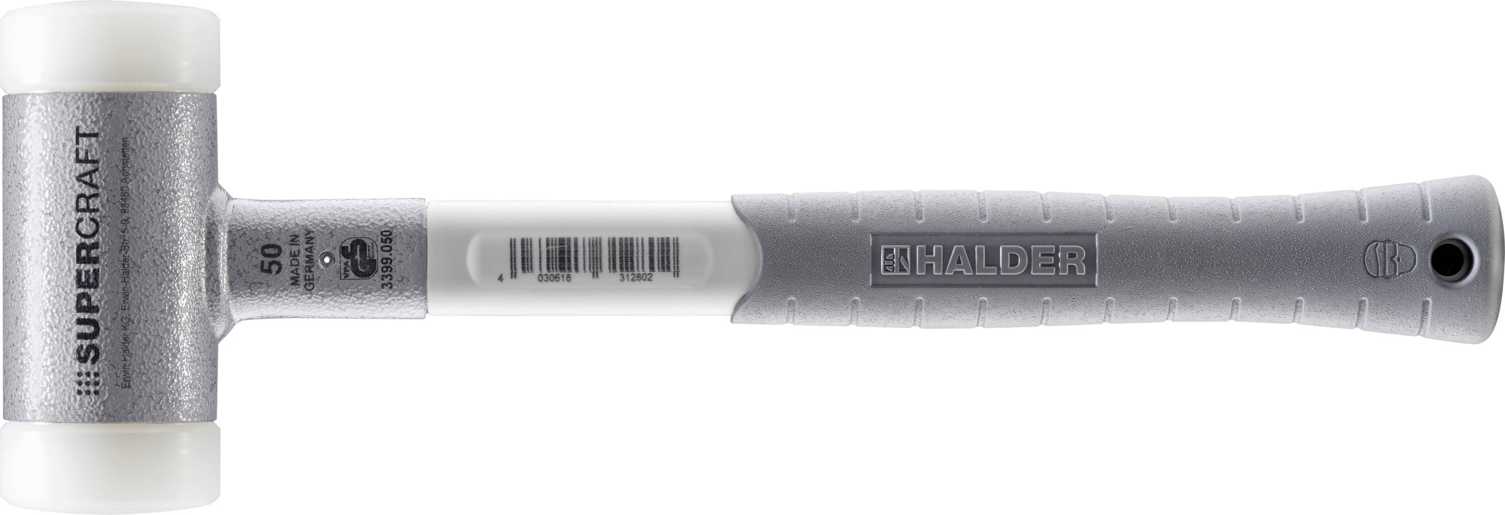 Halder SUPERCRAFT 3399.050 Marteau à métal Manche ergonomique, dur 1040 g 375 mm 1 pc(s)