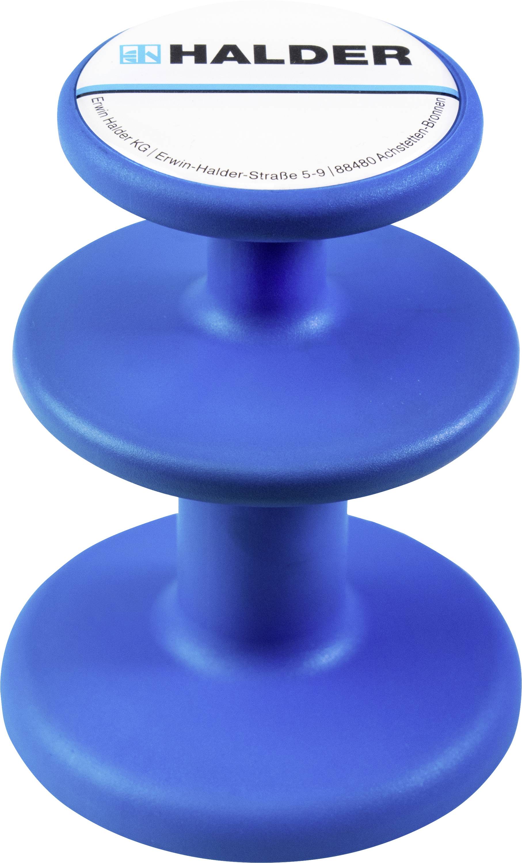 Halder 3688.002 Support magnétique bleu (L x l) 100 mm x 75 mm 1 pc(s)