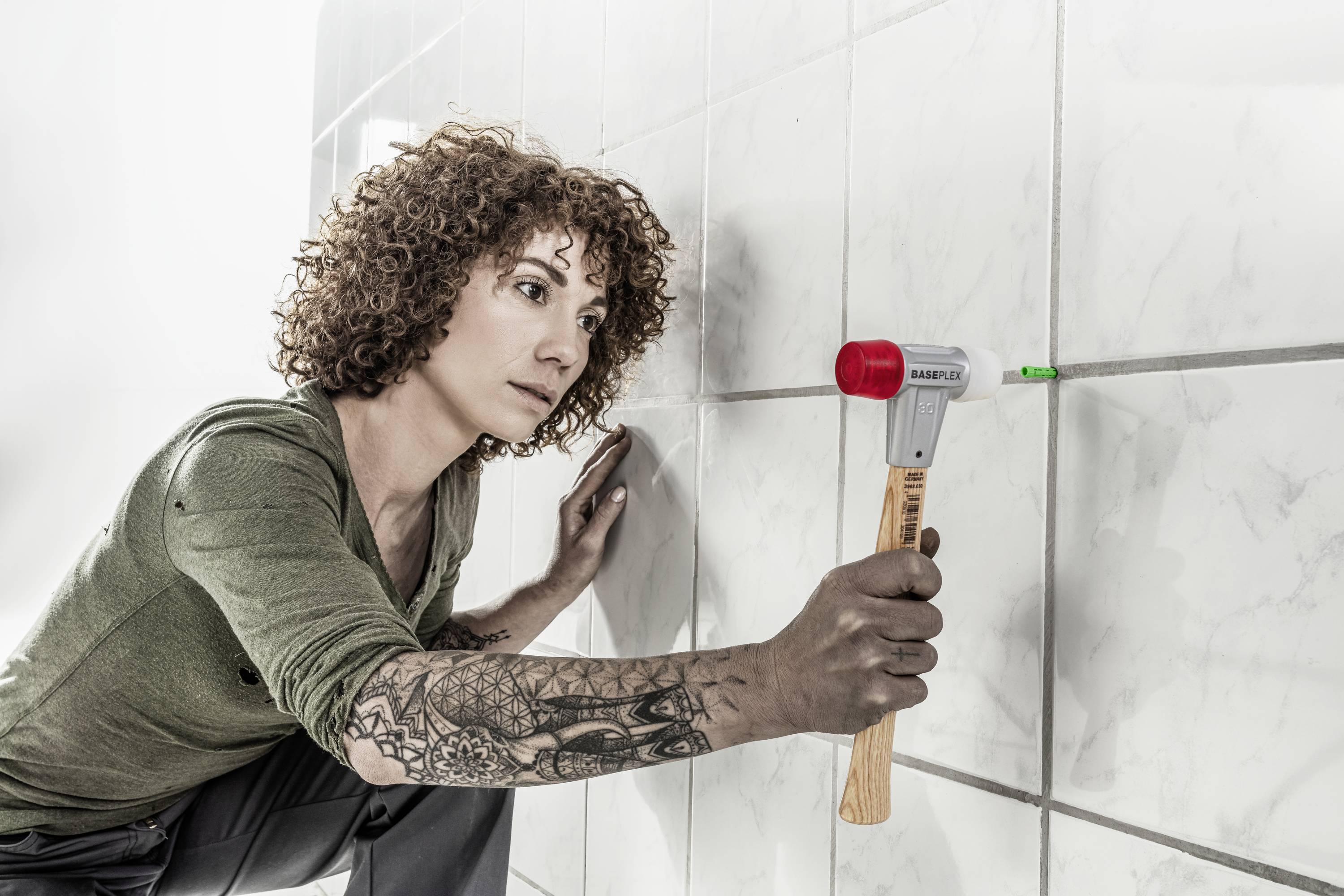 Halder BASEPLEX 3968.025 Marteau à métal Manche ergonomique, dur 215 g 270 mm 1 pc(s)