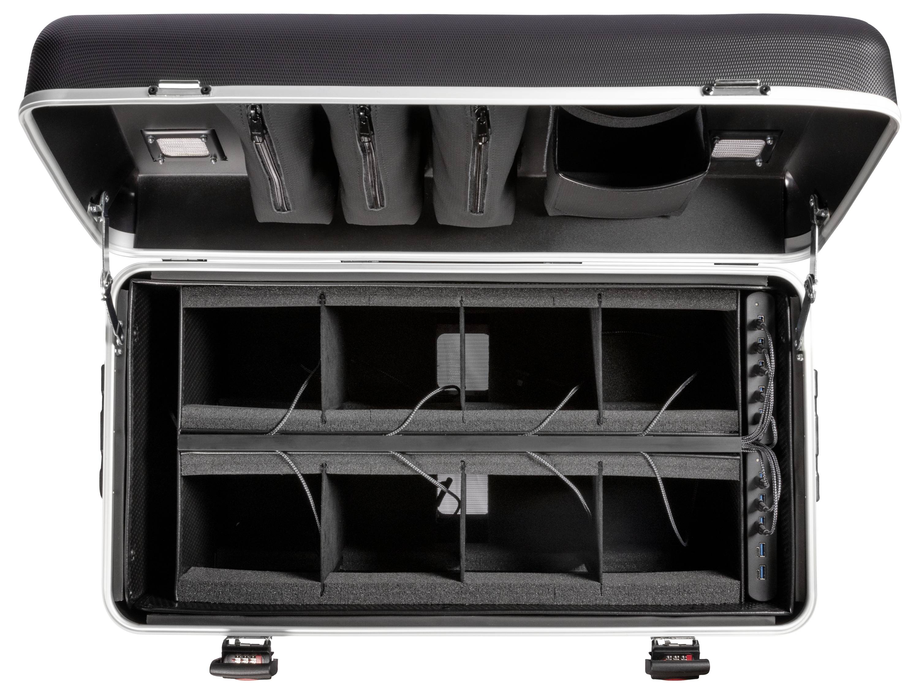 Parat PARAPROJECT® Case VR8 Système de charge et de rangement système de chargement mobile Toutes les lunettes VR qui peuven