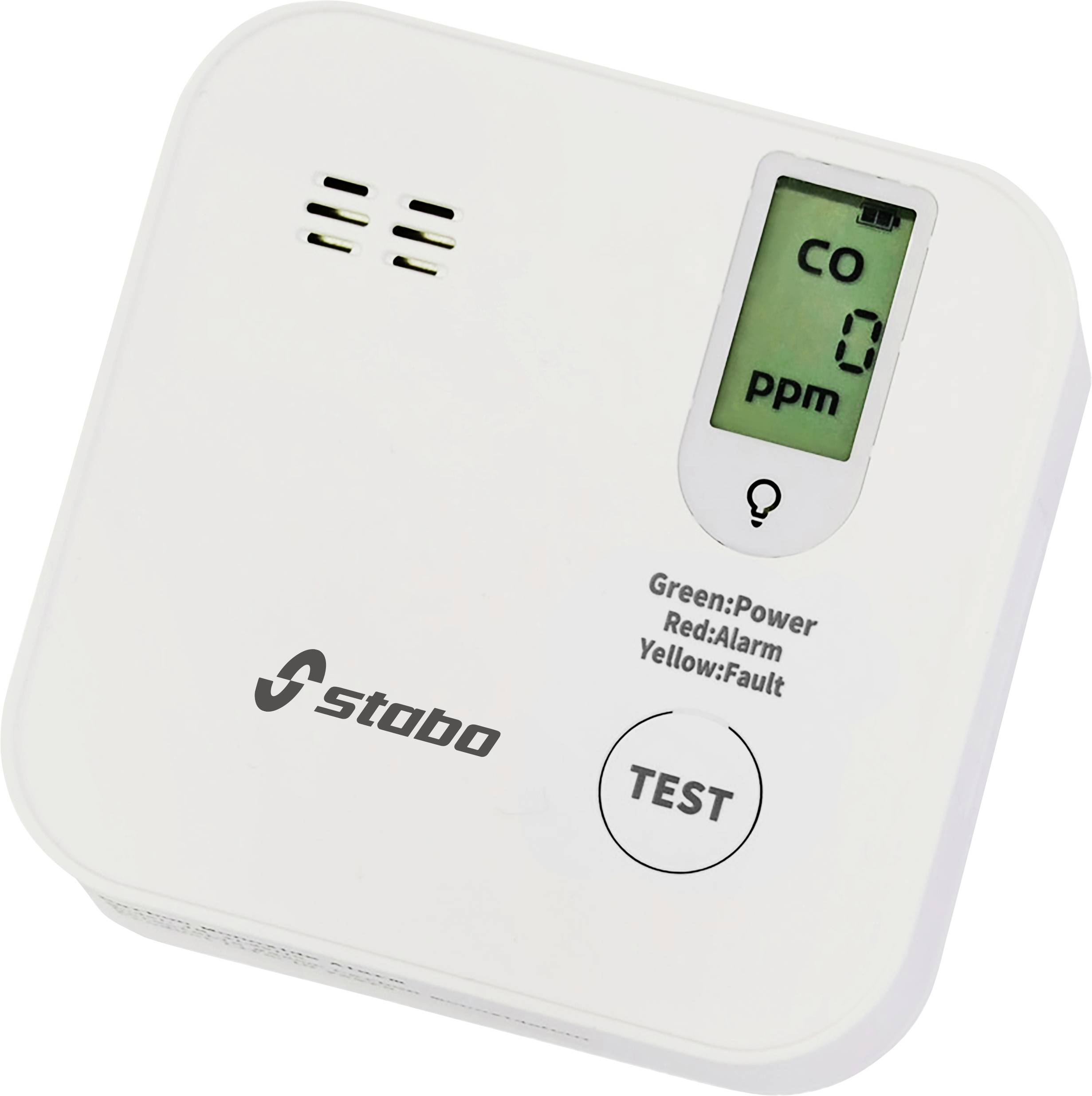 Stabo CO-Alarm IV Détecteur de monoxyde de carbone à pile(s) Gaz détecté monoxyde de carbone