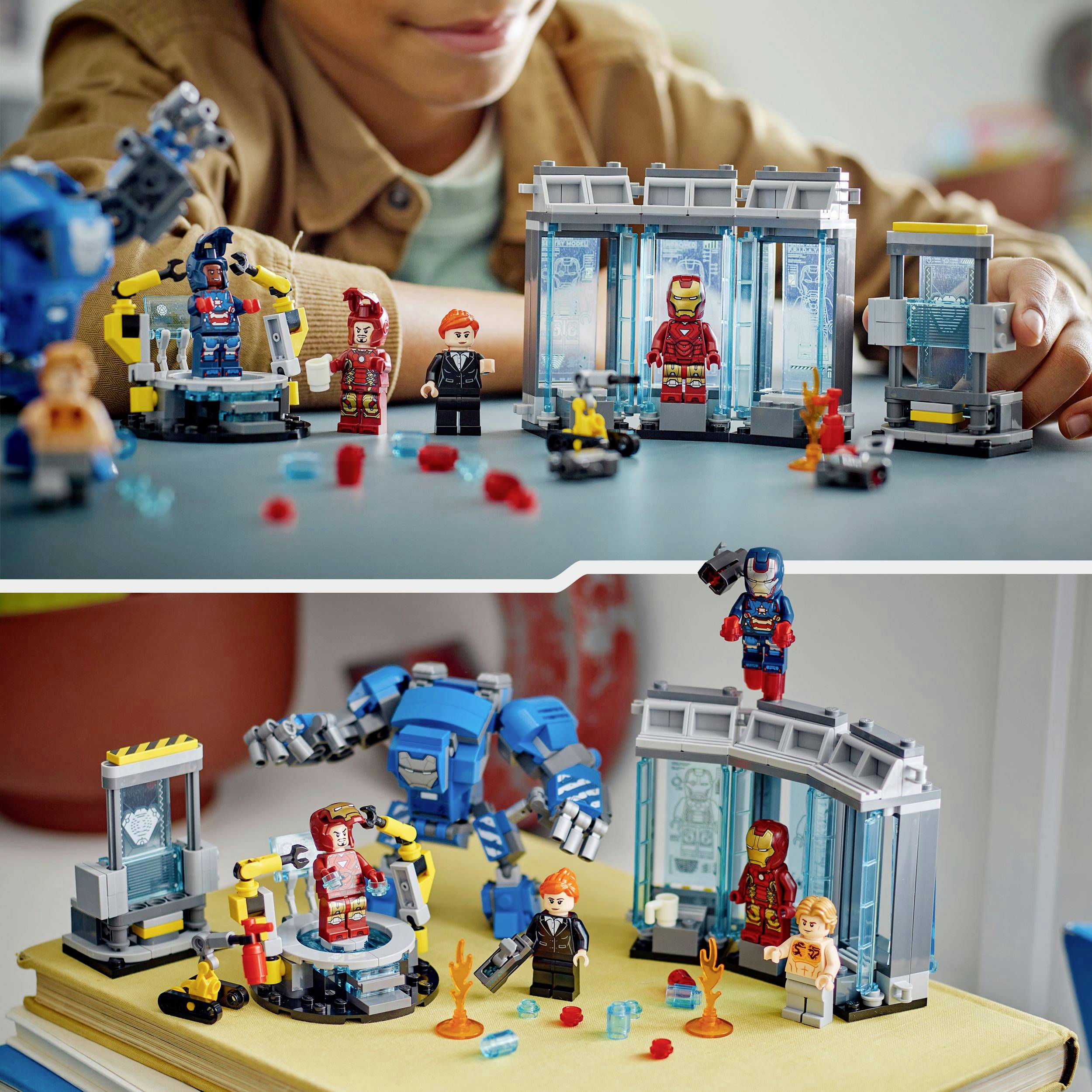 76315 LEGO® MARVEL SUPER HEROES Laboratoire Iron Man : hall des armures