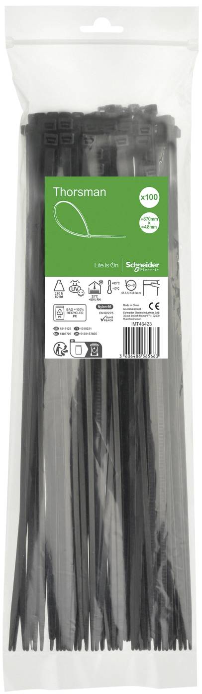 Schneider Electric IMT46423 Serre-câble 100 pc(s)