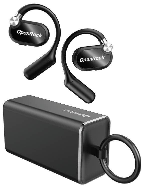 OneOdio OpenRock X Black Écouteurs intra-auriculaires Bluetooth Stereo noir pour le sport