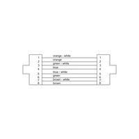 Cordial 15555 RJ45 Câble réseau, câble patch CAT 5e S/UTP 0.5 m noir gaine PUR 1 pc(s) Cordial 15555 RJ45 Câble réseau, câble patch CAT 5e S/UTP 0.5 m noir gaine PUR 1 pc(s)