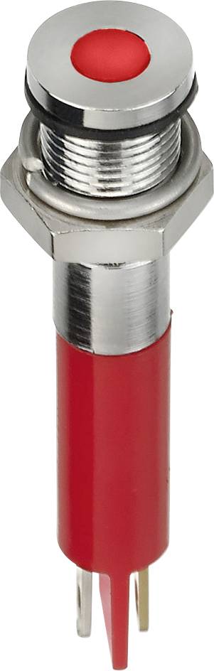 APEM Q6F1CXXR24E Voyant de signalisation LED rouge Flush 10 mcd