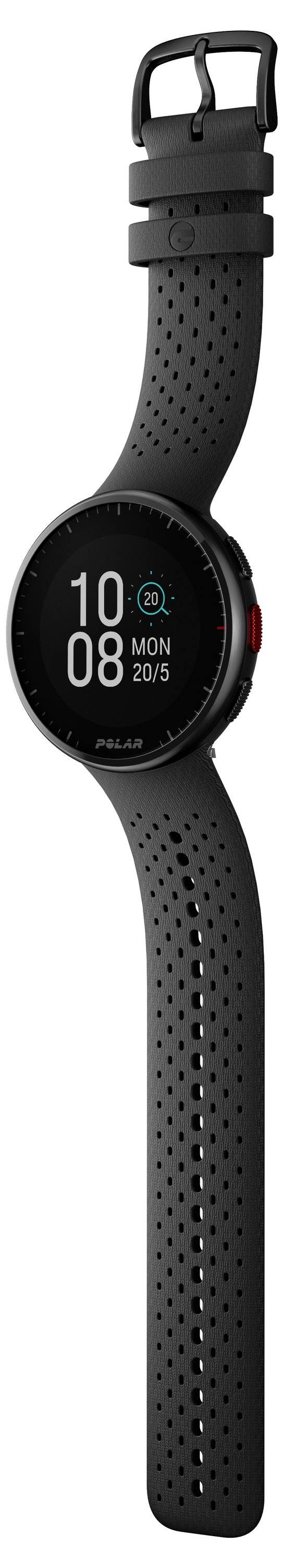 Polar PACER PRO HR Montre cardio GPS avec ceinture pectorale carbone, gris