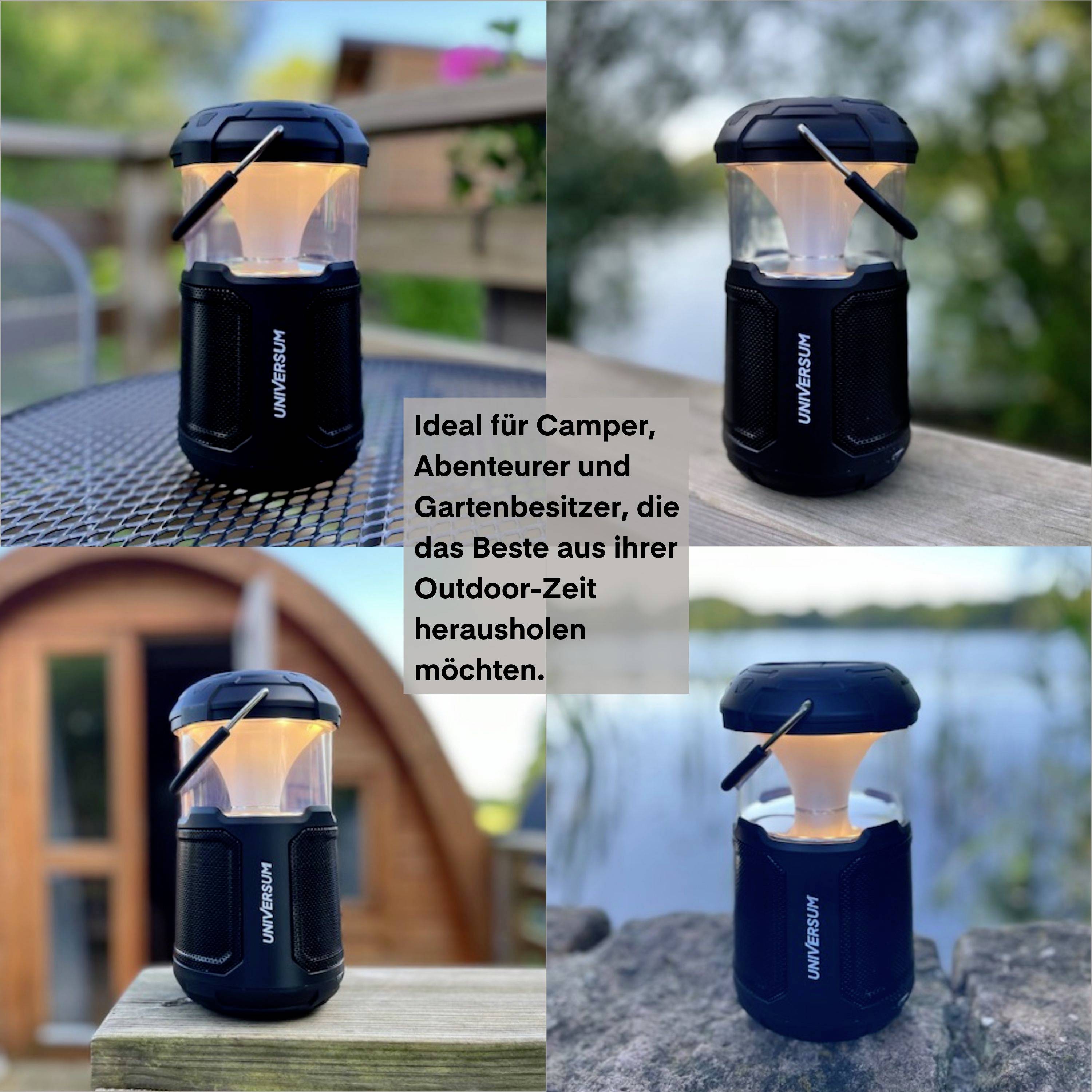 UNIVERSUM BT 300 Enceinte Bluetooth AUX, outdoor, USB noir