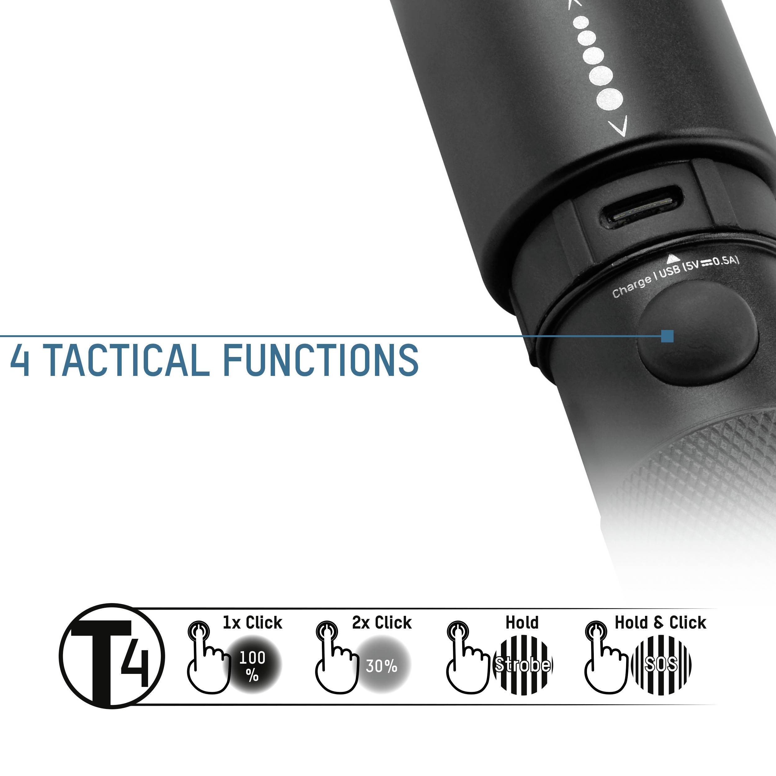 Lampe de poche Ansmann LED à batterie 1000 lm 226 g