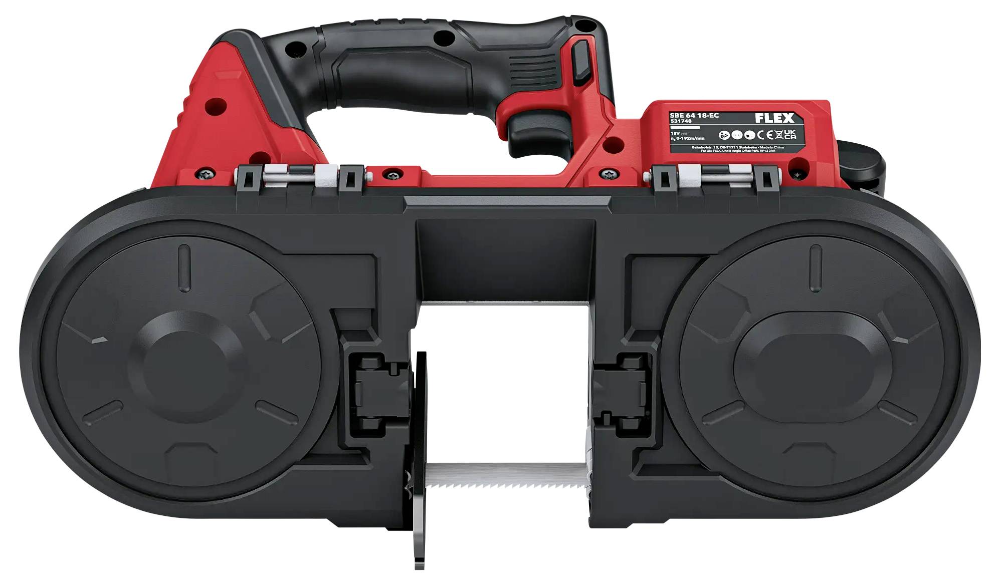 Flex Scie à ruban sans fil SBE 64 18-EC Profondeur de coupe (max.) 64 mm