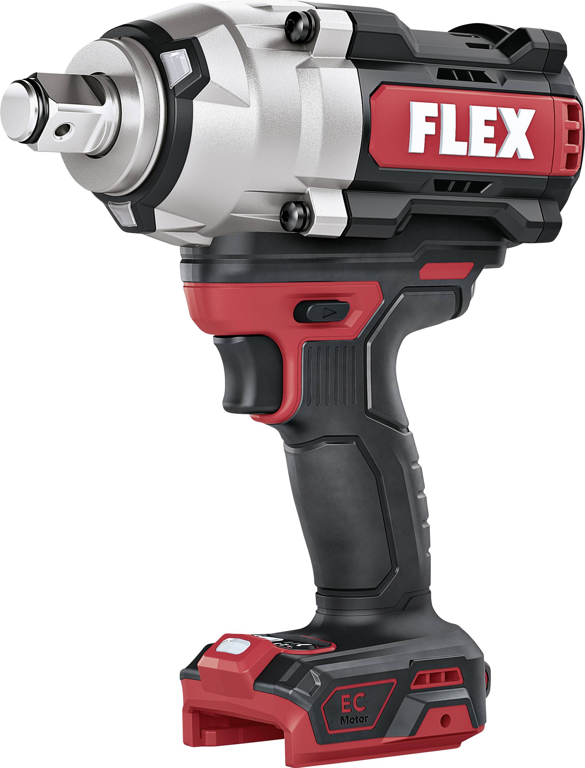 Un visseuse sans fil au design rouge et noir, marquée 'FLEX', adaptée à divers travaux de vissage et de montage.